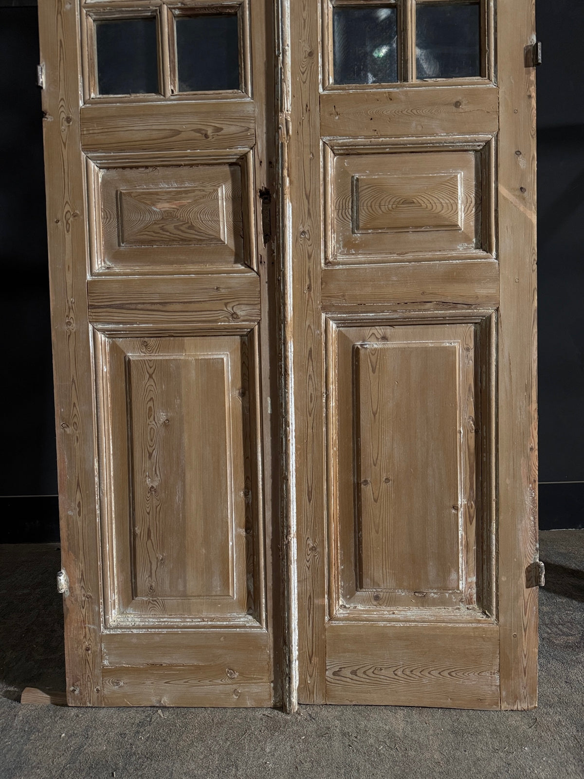 Antique Glass 12 Lite French Doors - 38.75x97.5 - N553