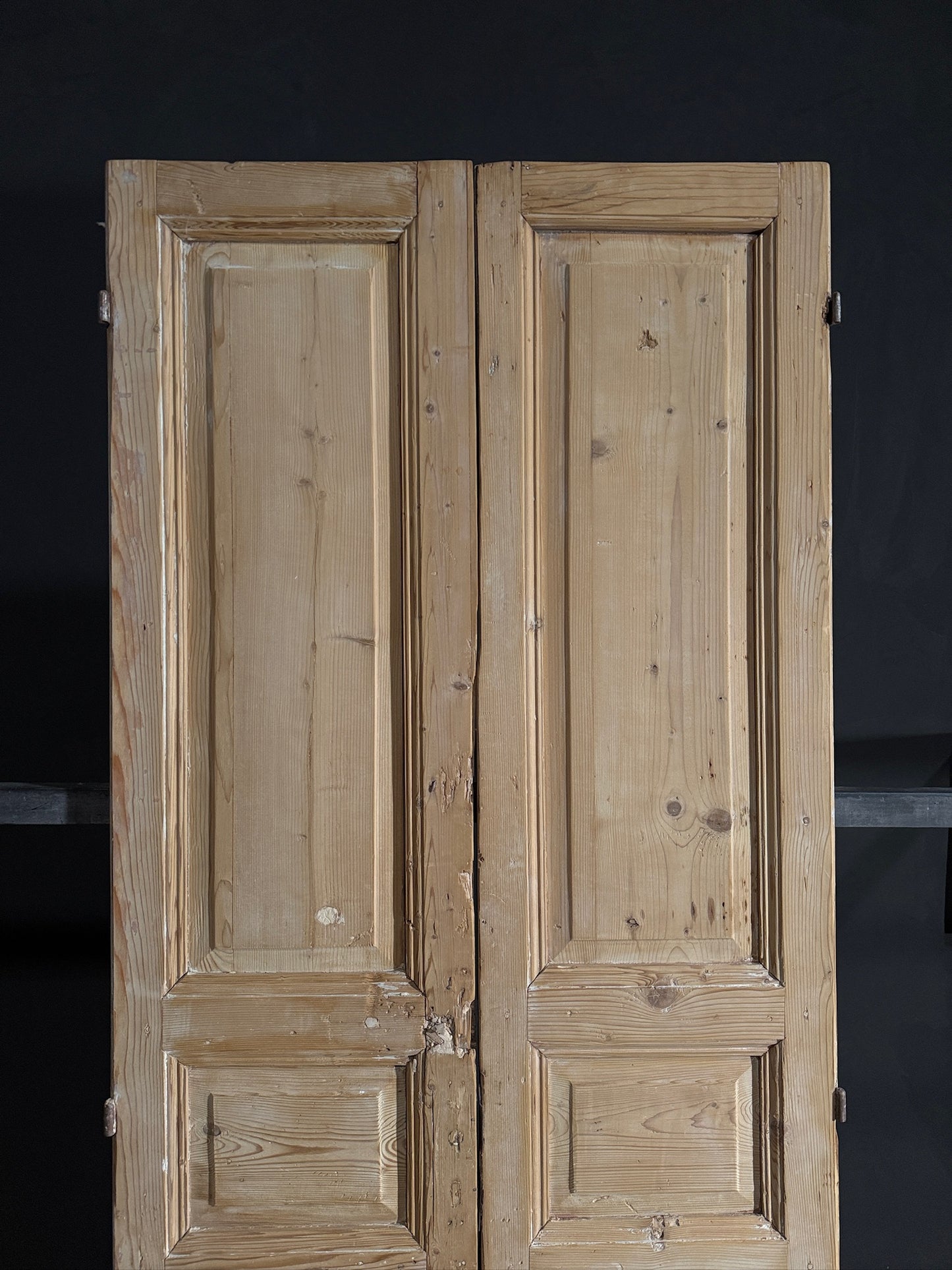 Antique Solid Double Doors - 39.5x94.25 - N481