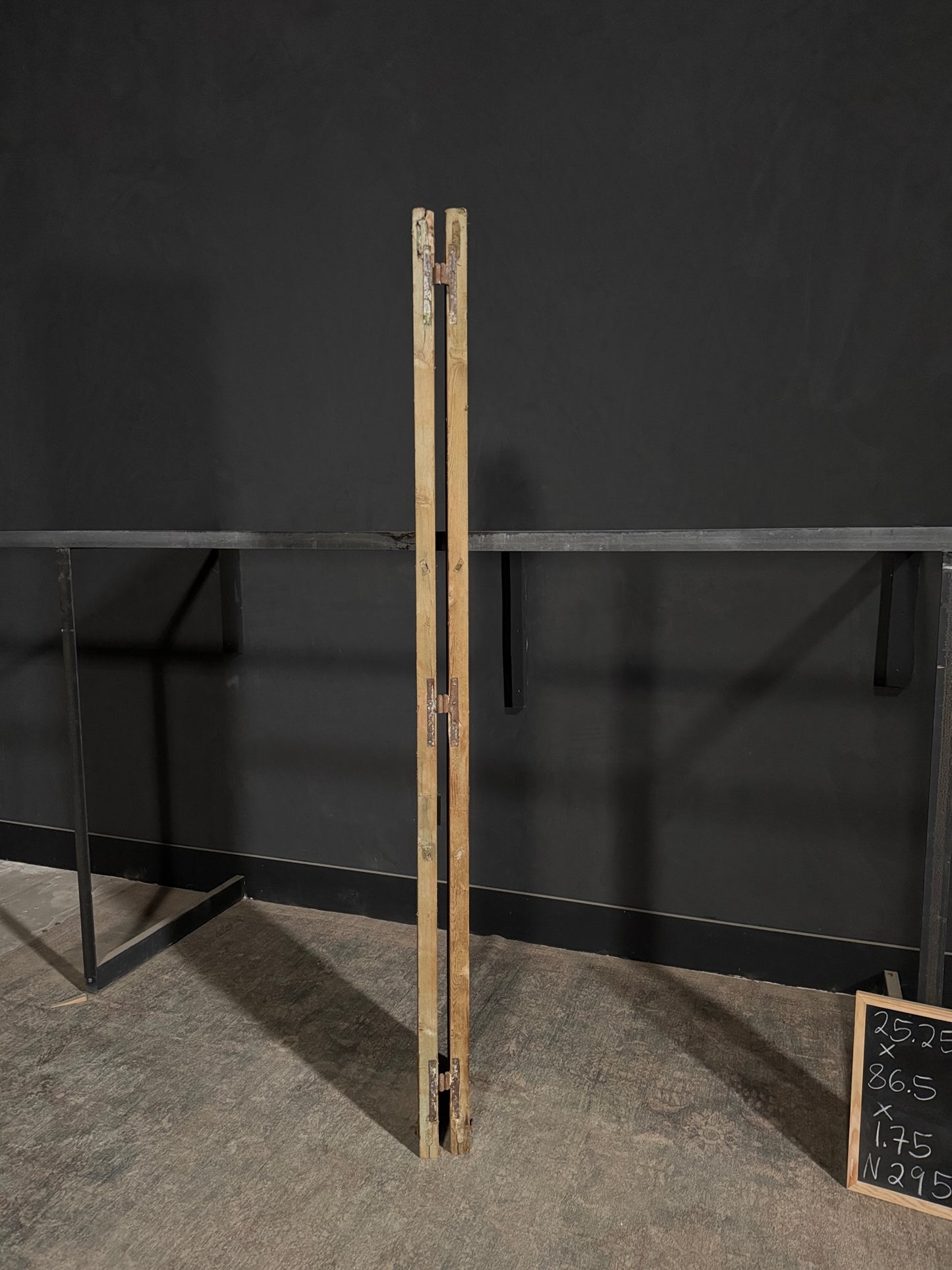 Antique Solid Double Doors - 25.25x86.5 - N295