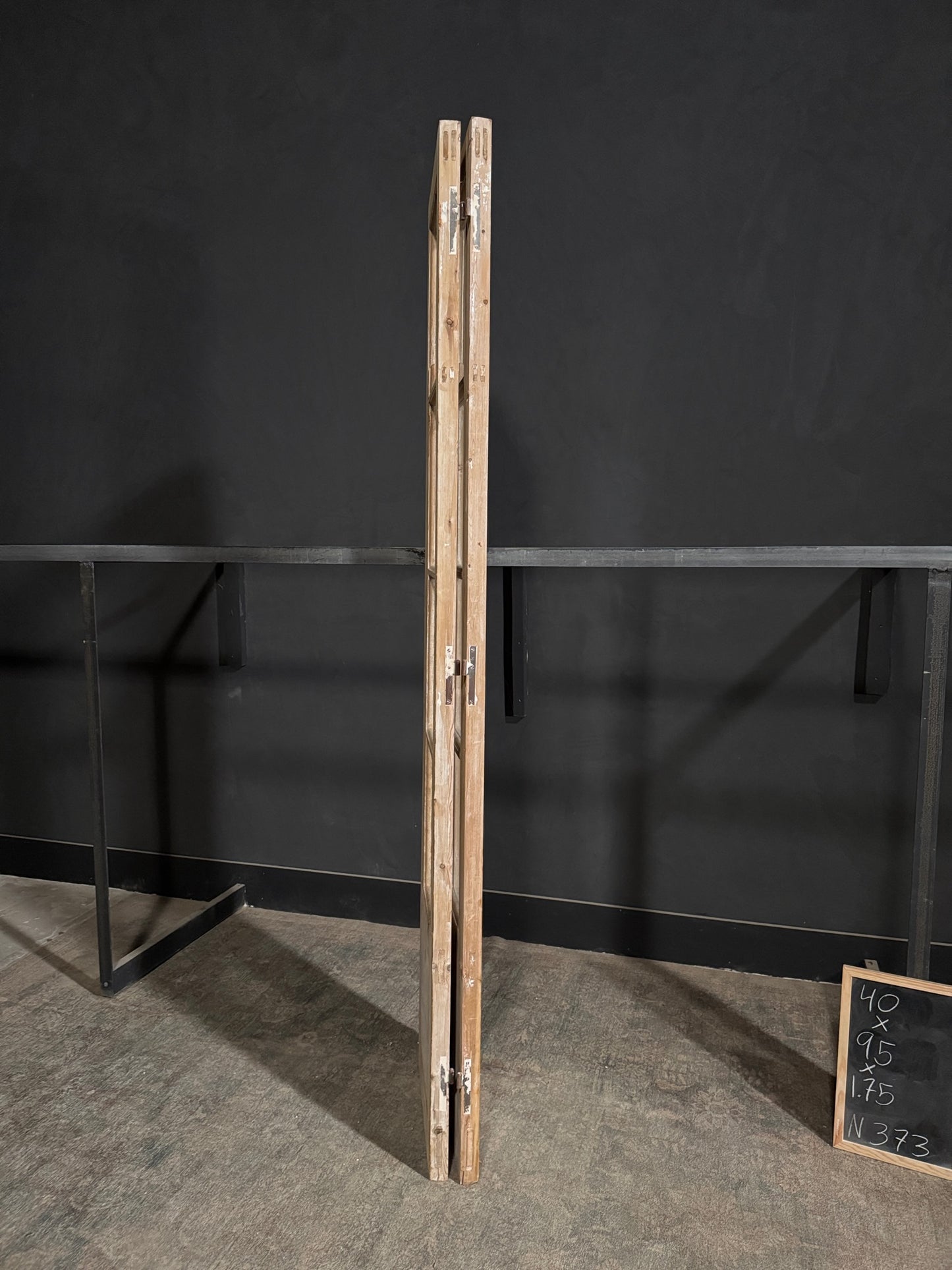 Antique Glass 4 Lite French Doors - 40x95 - N373
