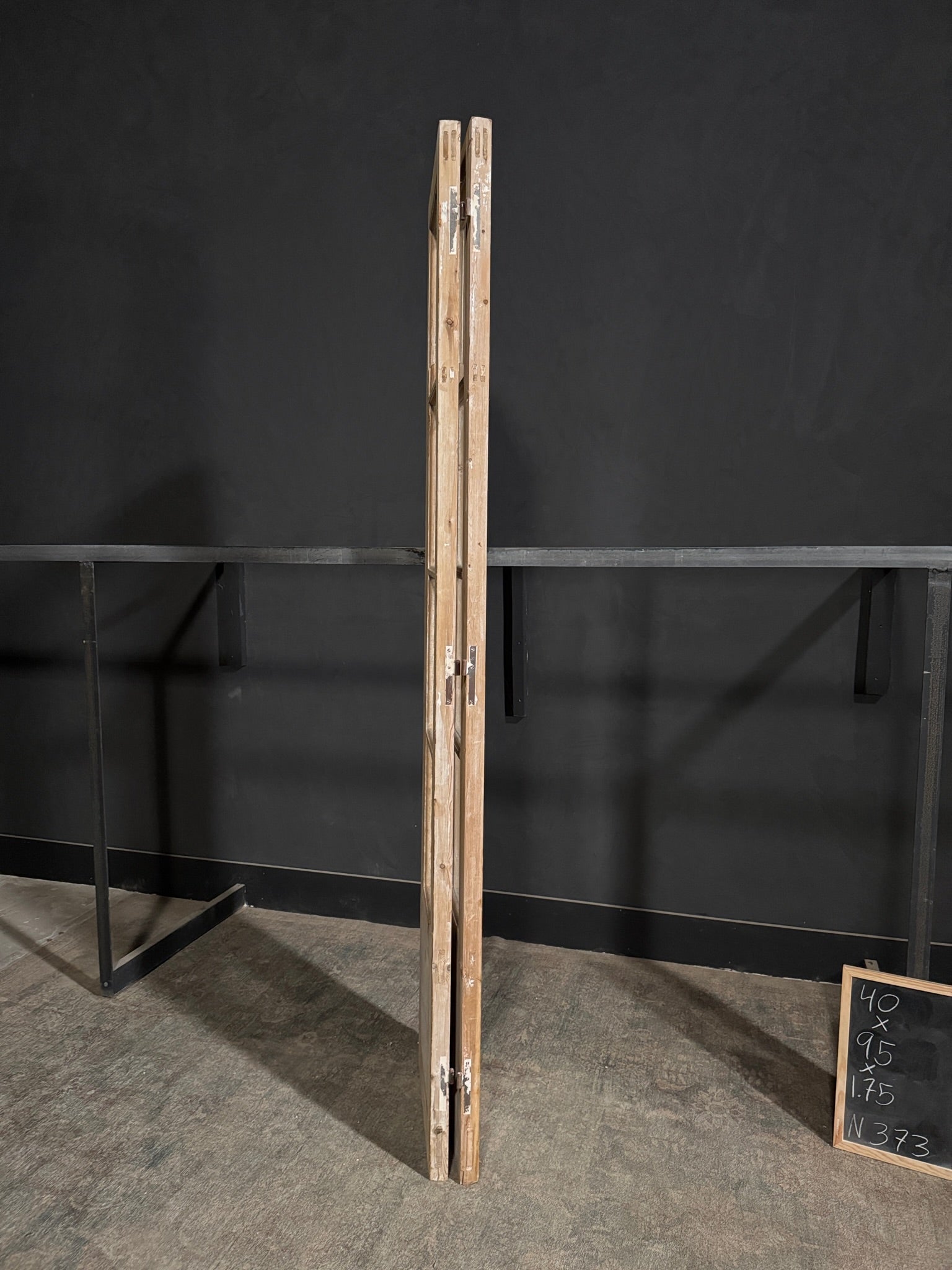 Antique Glass 4 Lite French Doors - 40x95 - N373