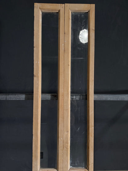 Antique Glass 1 Lite French Doors - 20x90 - N415