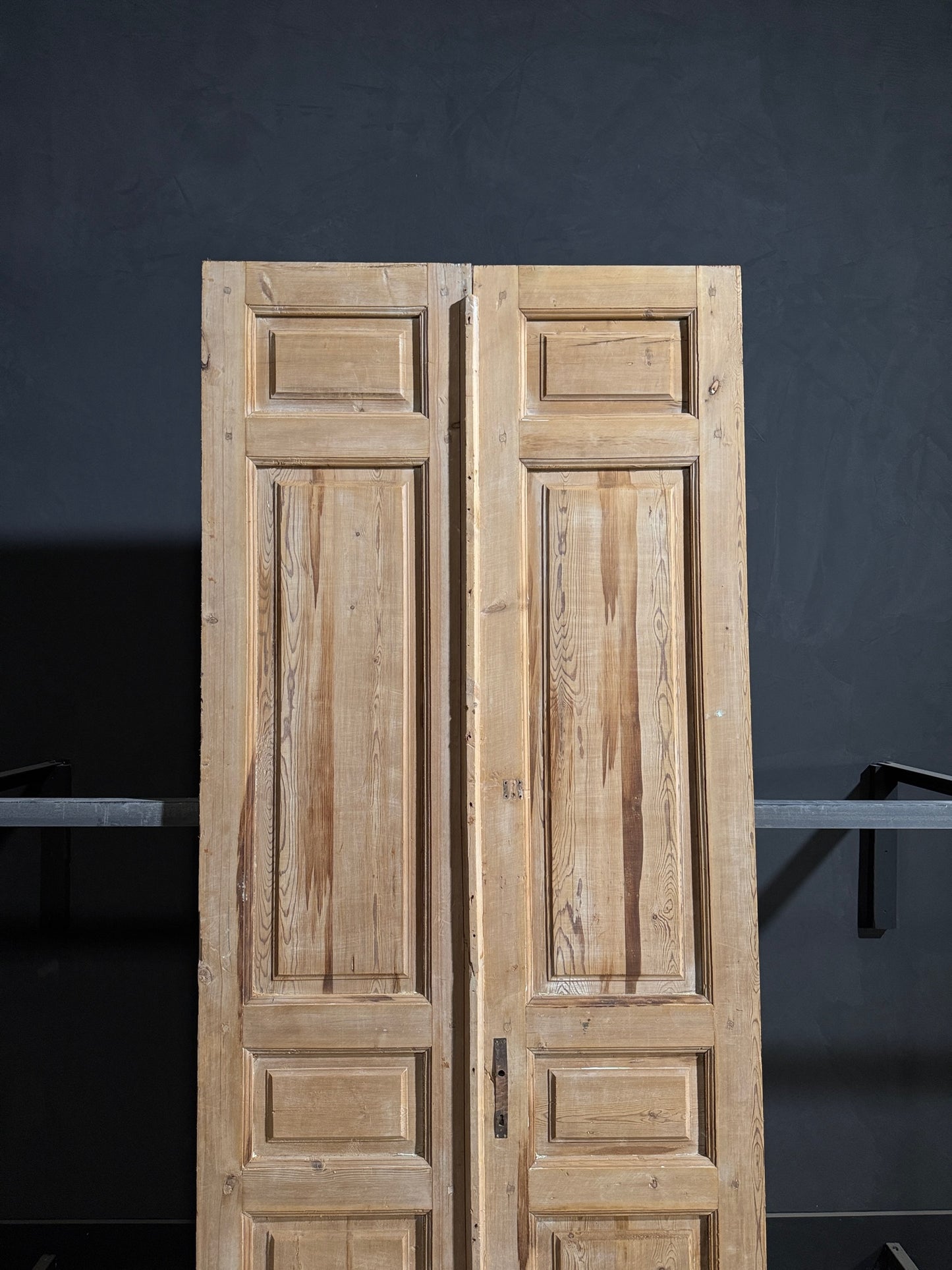 Antique Solid Double Doors - 43.75x103.5 - N177