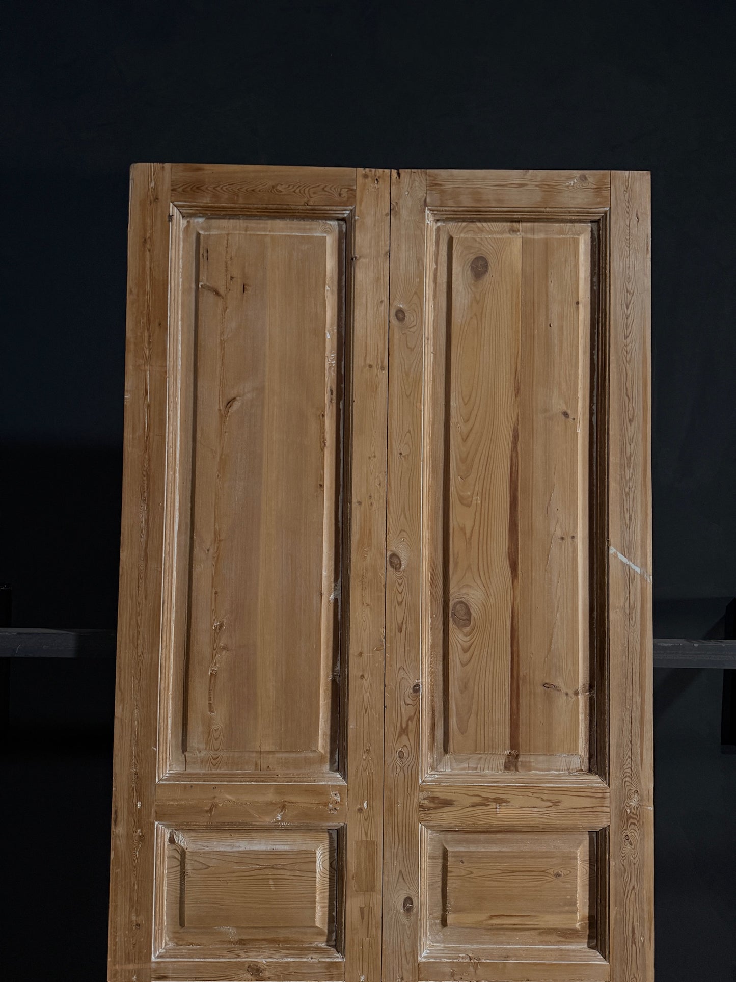 Antique 3 Panel Double Doors - 42x98 - N02