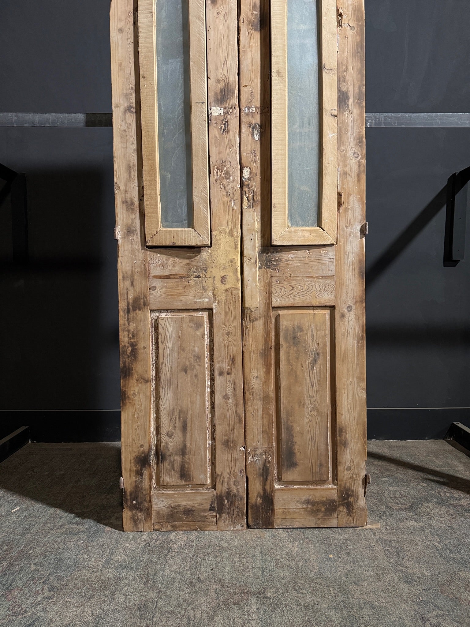 Antique Iron French Doors - 35.5x86.25 - N241
