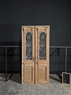 Antique Iron French Doors - 43.75x92 - N101