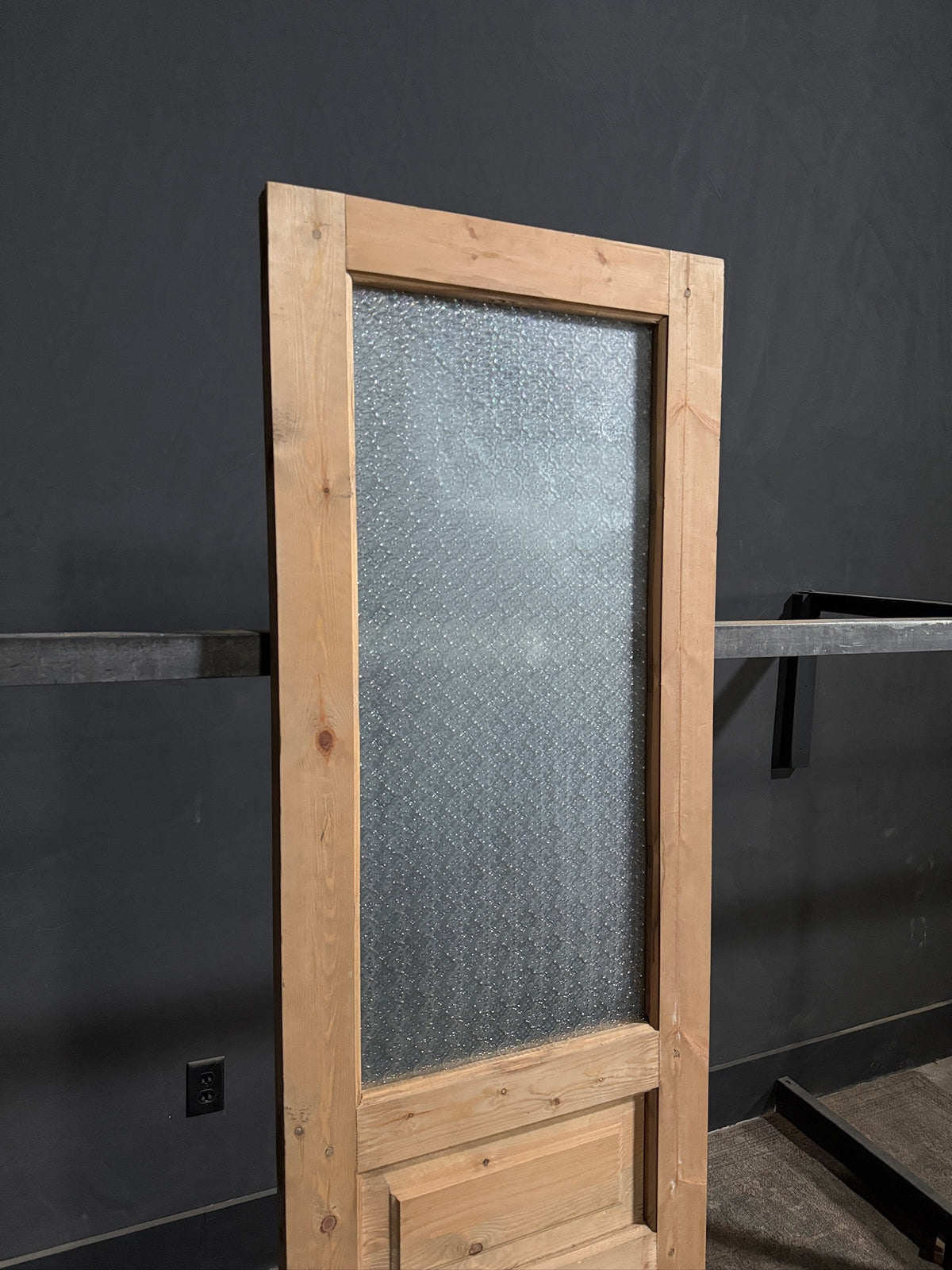 Antique Obscured Glass 1 Lite Single Door - 24x79.25 - N689