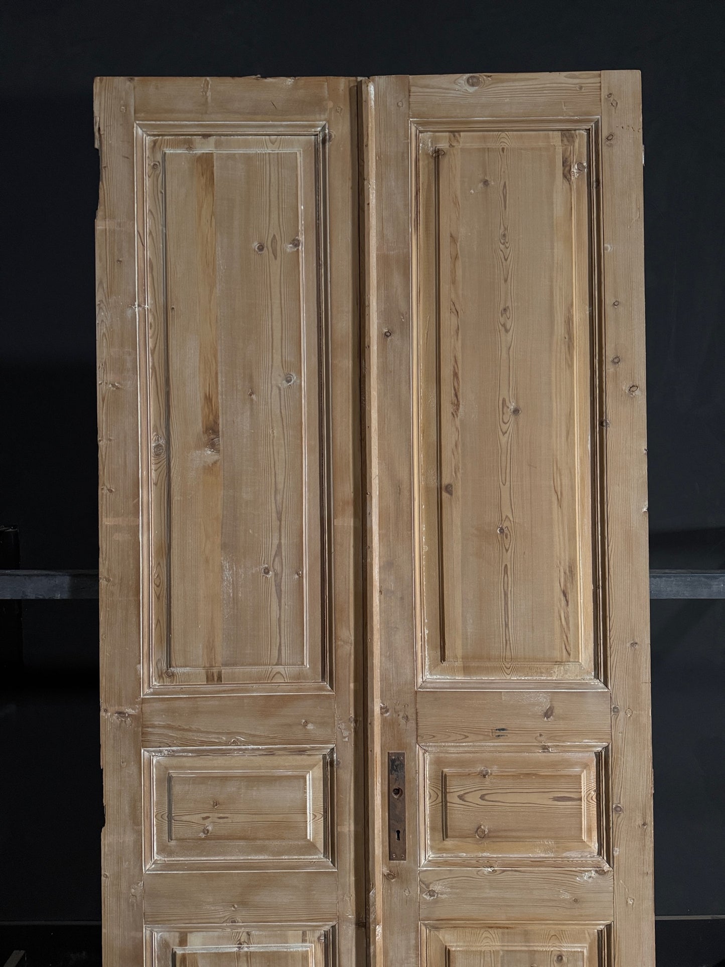 Antique Solid Double Doors - 42.5x98.5 - N557