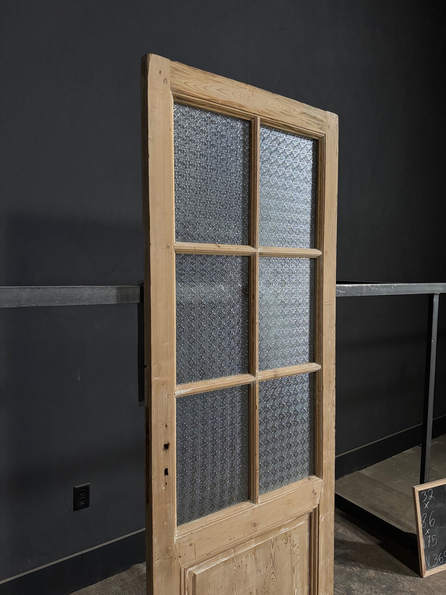 Antique Glass 6 Lite Single Door - 32x82.25 - N368