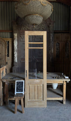 Antique Glass 2 Lite Door - 24.25x85.5 - L703