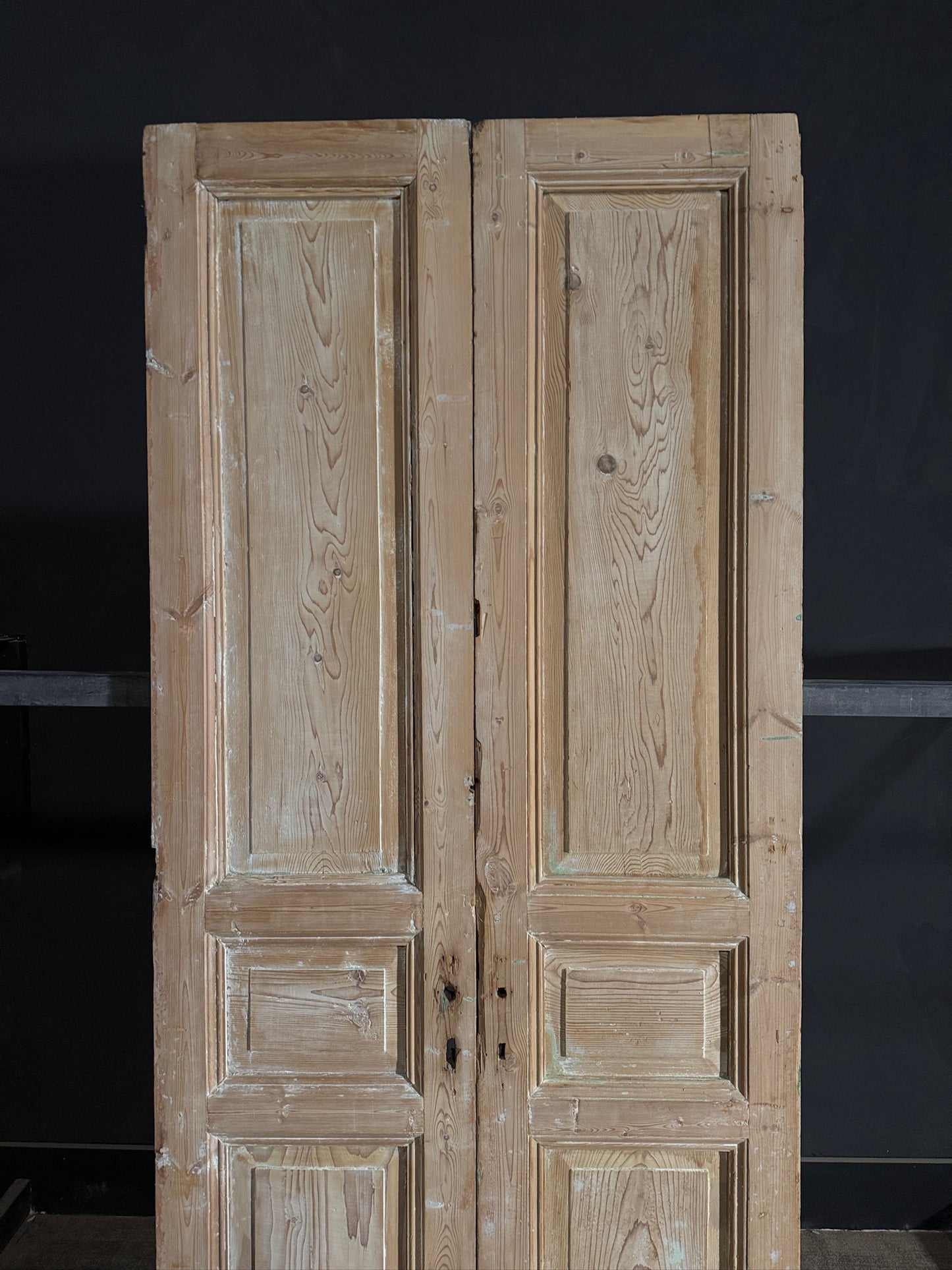 Antique Solid Double Doors - 39x93 - N463