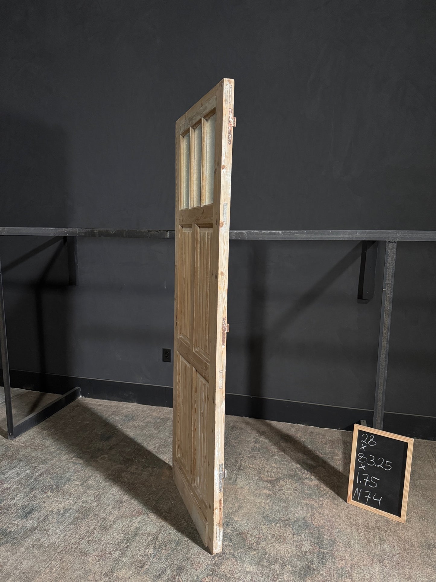 Antique Solid Single Door - 28x83.25 - N74
