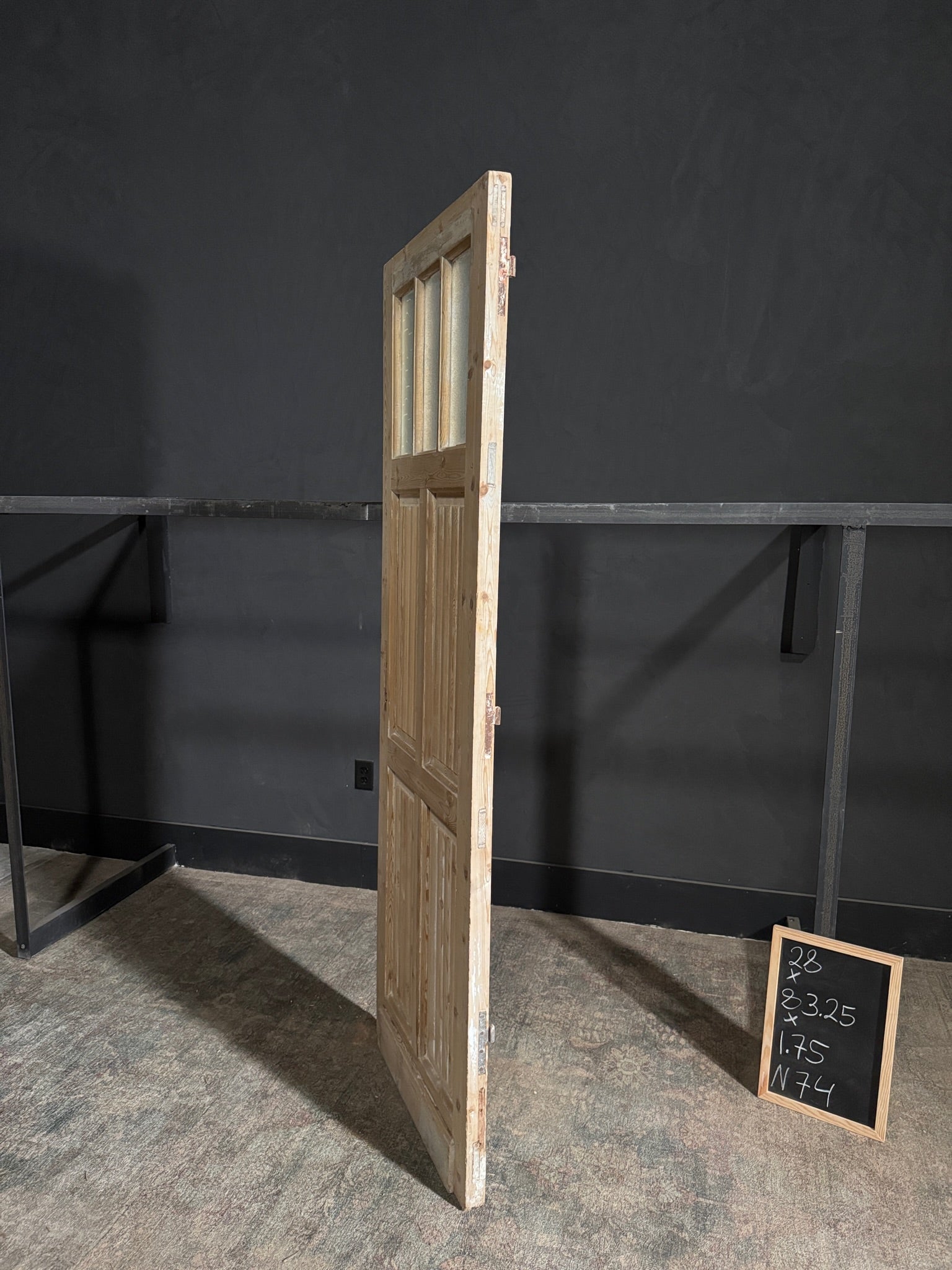 Antique Solid Single Door - 28x83.25 - N74
