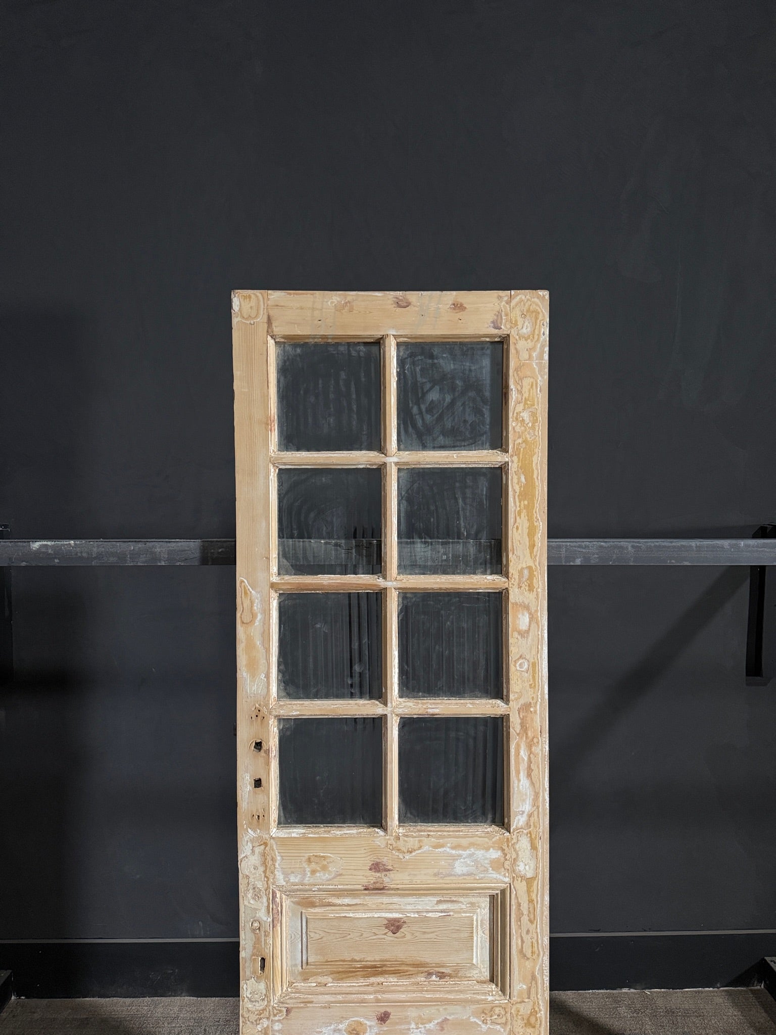 Antique Obscured Glass 8 Lite Single Door - 24x79 - N126
