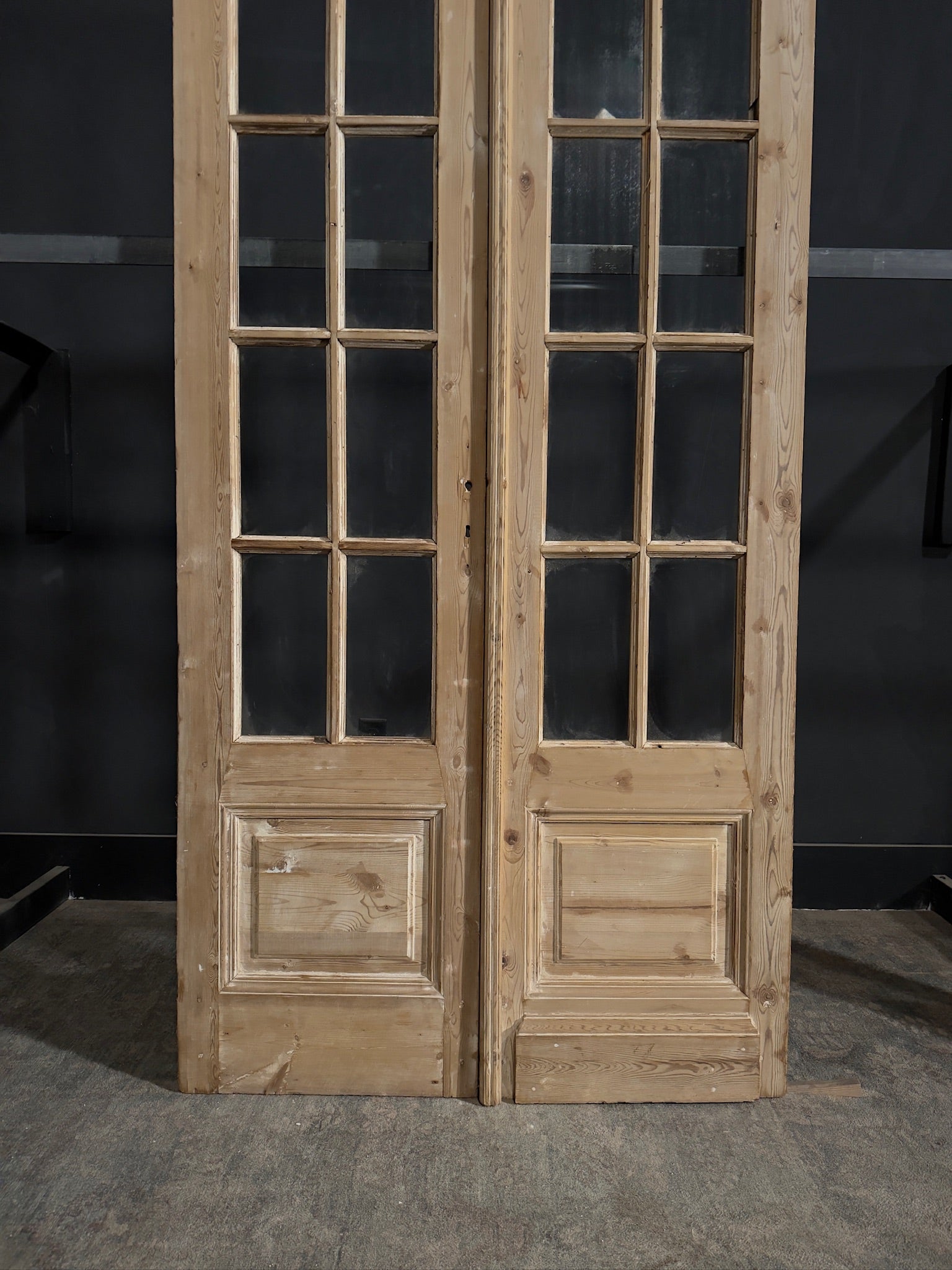 Antique Glass 8 Lite French Doors - 43x84.75 - N372