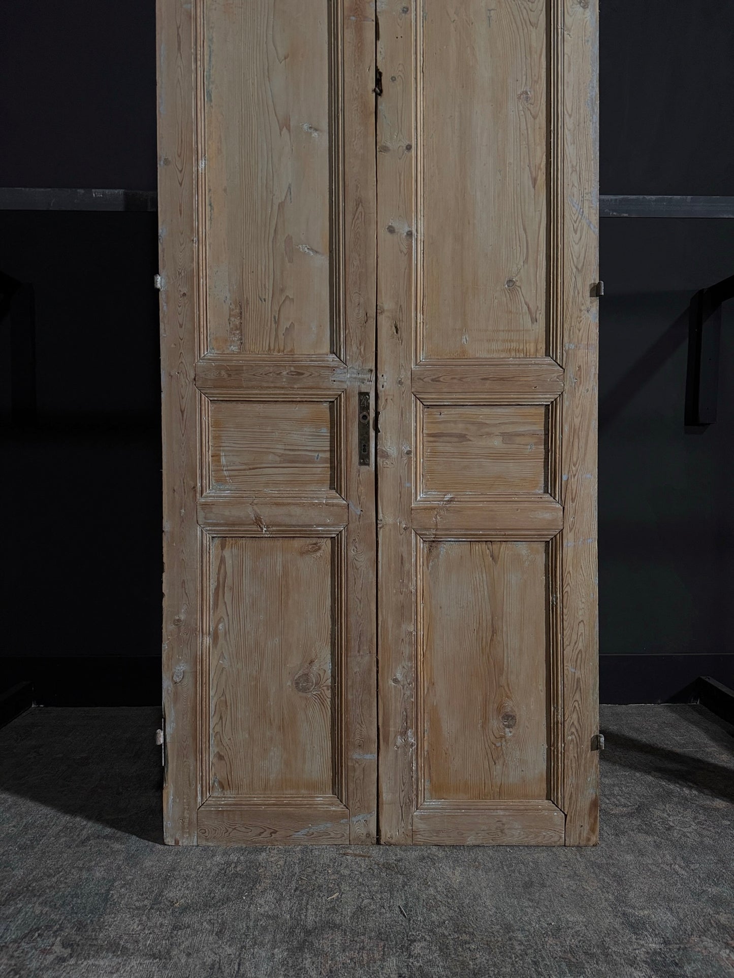 Antique 3 Panel Double Doors - 39.5x93.5 - N32