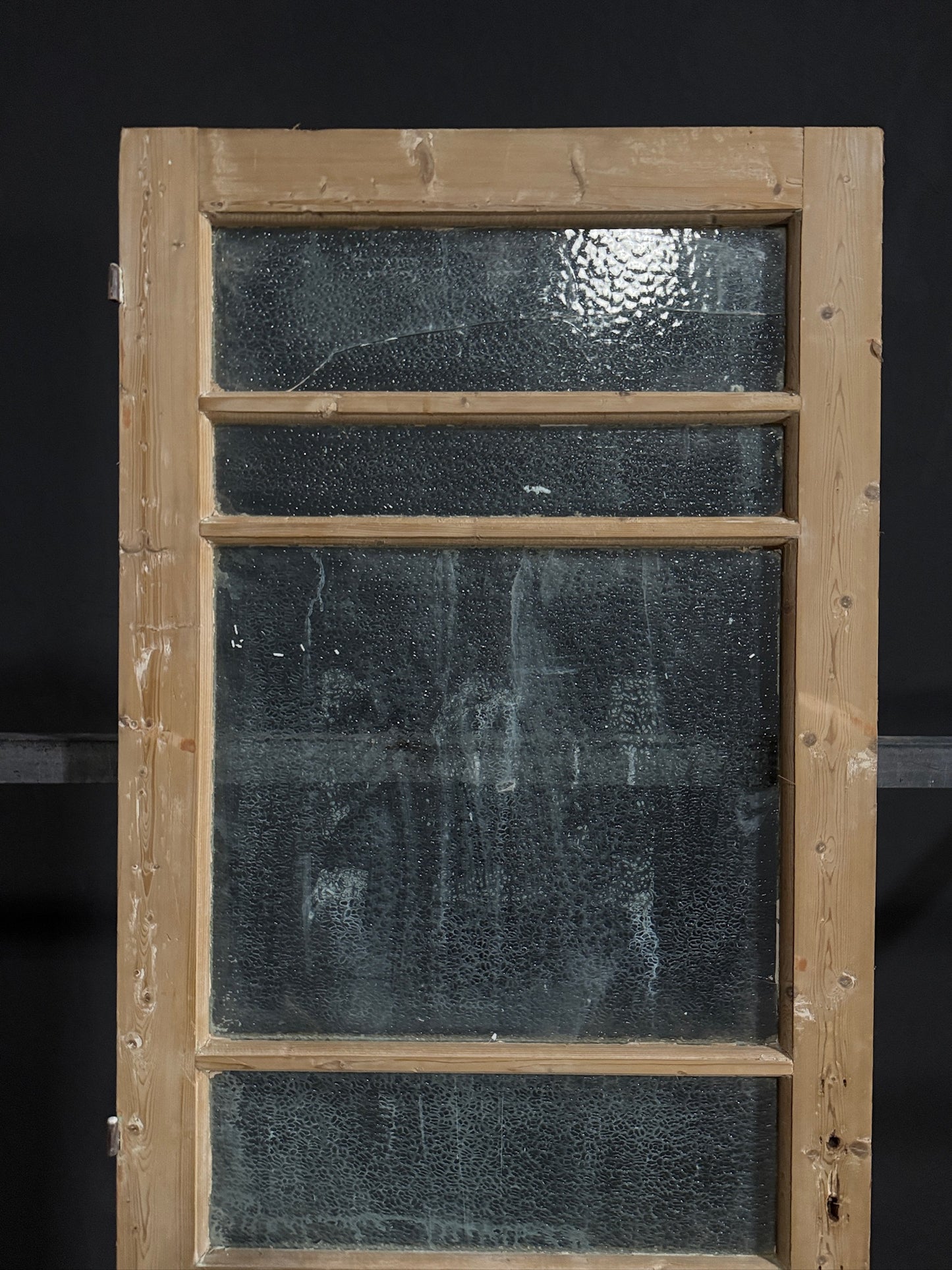 Antique Obscured Glass 4 Lite Single Door - 31.75x85.5 - N404