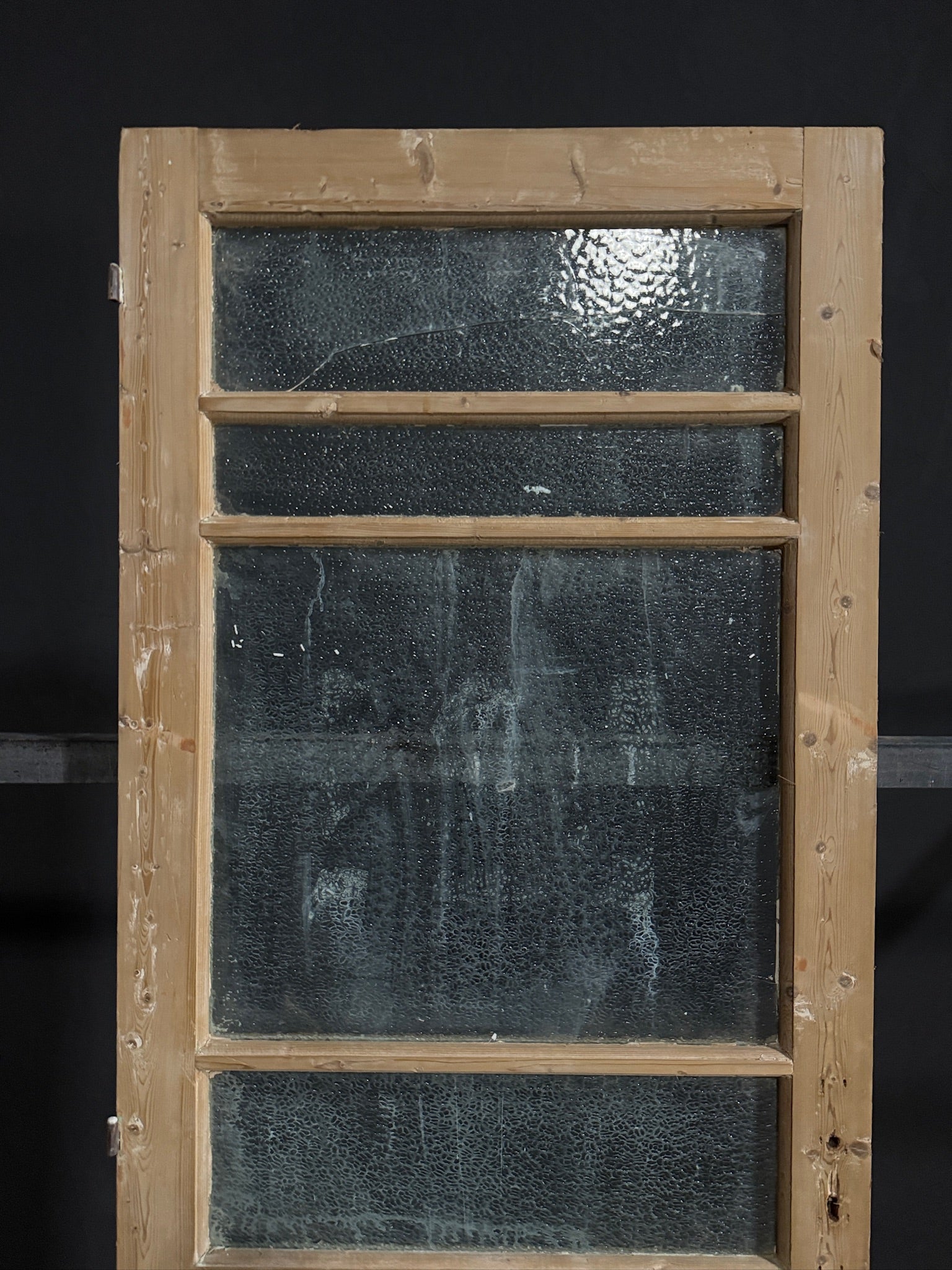 Antique Obscured Glass 4 Lite Single Door - 31.75x85.5 - N404