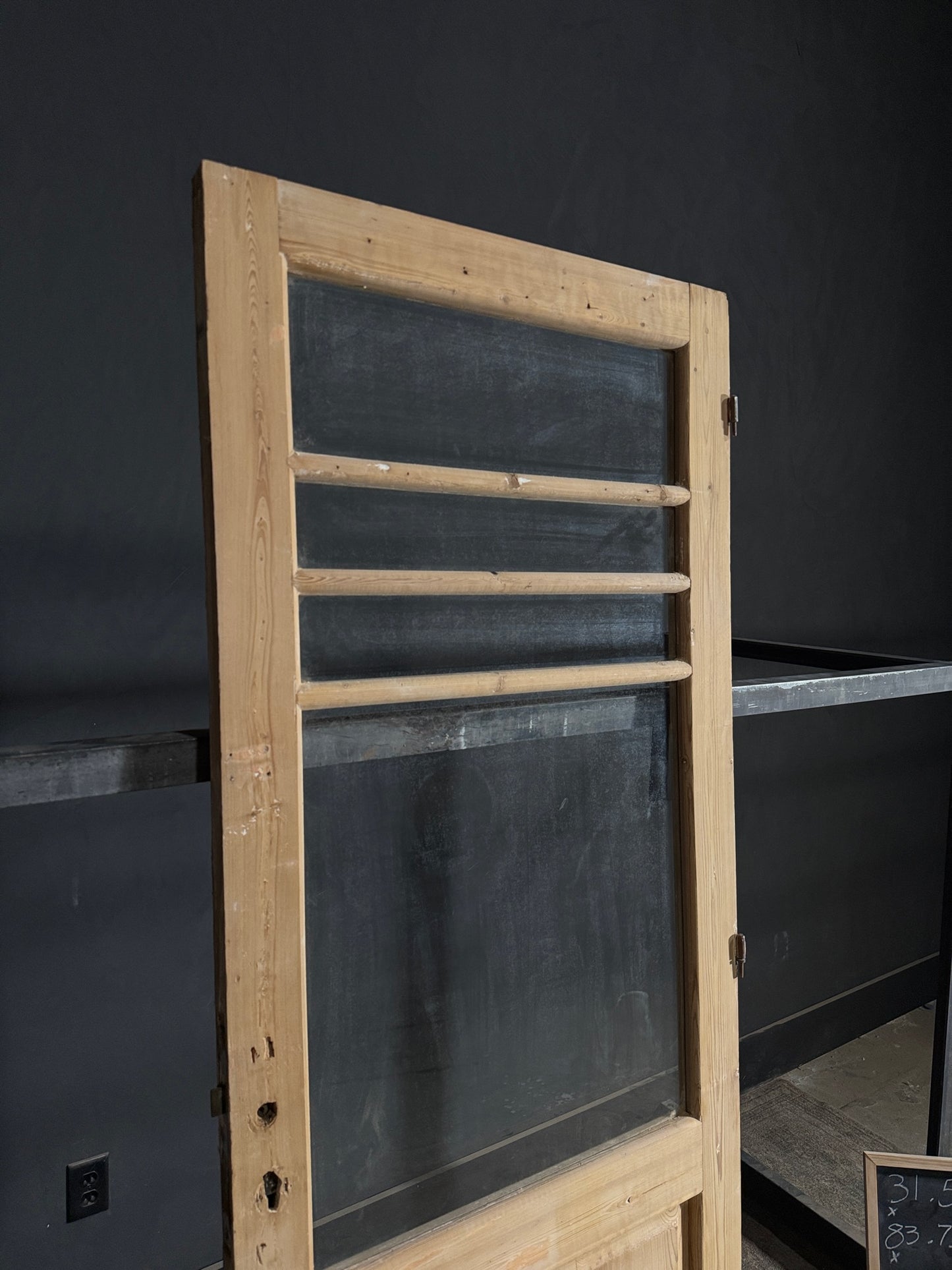 Antique Glass 4 Lite Single Door - 31.5x83.75 - N518