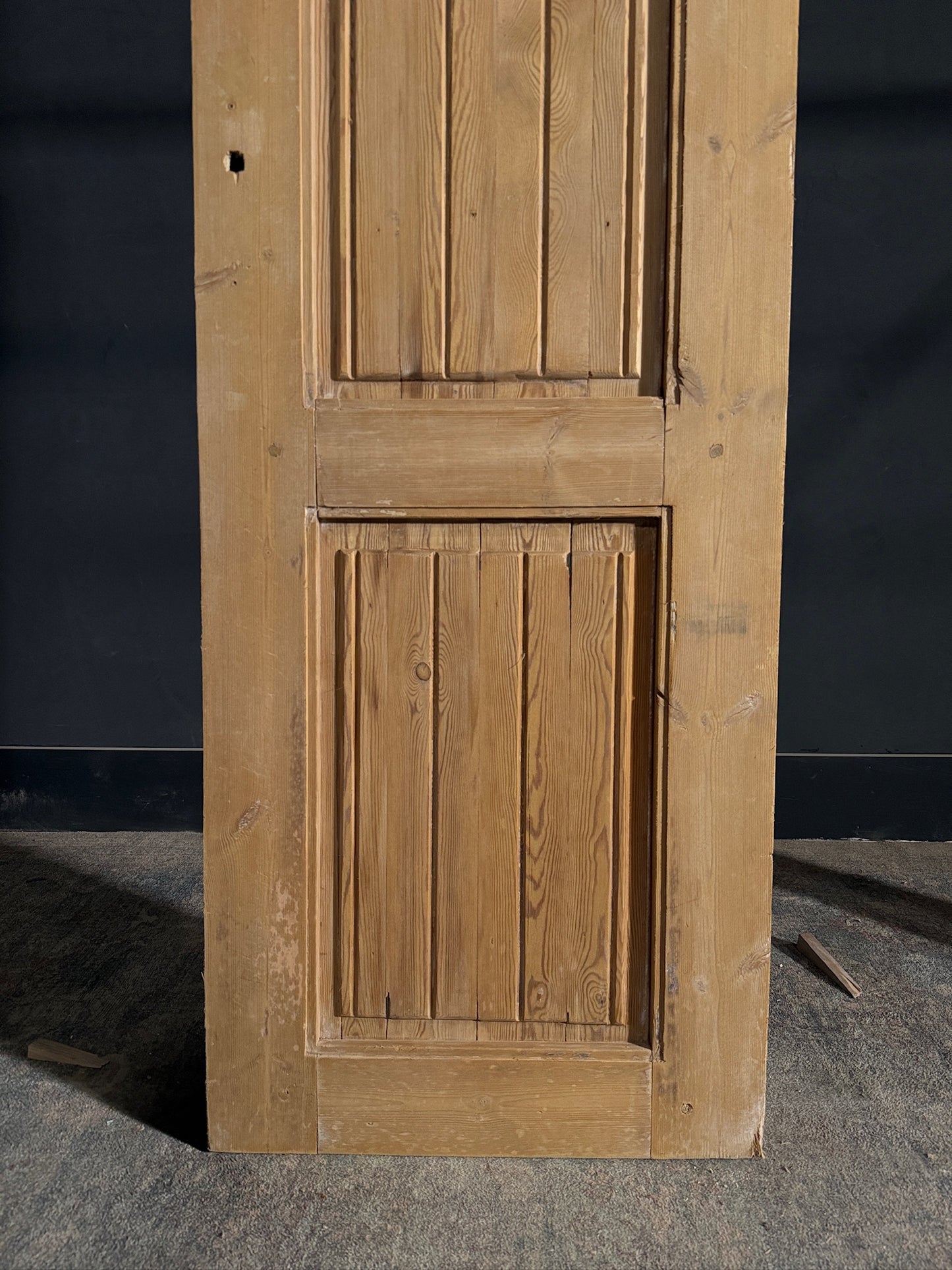 Antique Fluted 2 Panel Single Door - 23.5x78.5 - N451