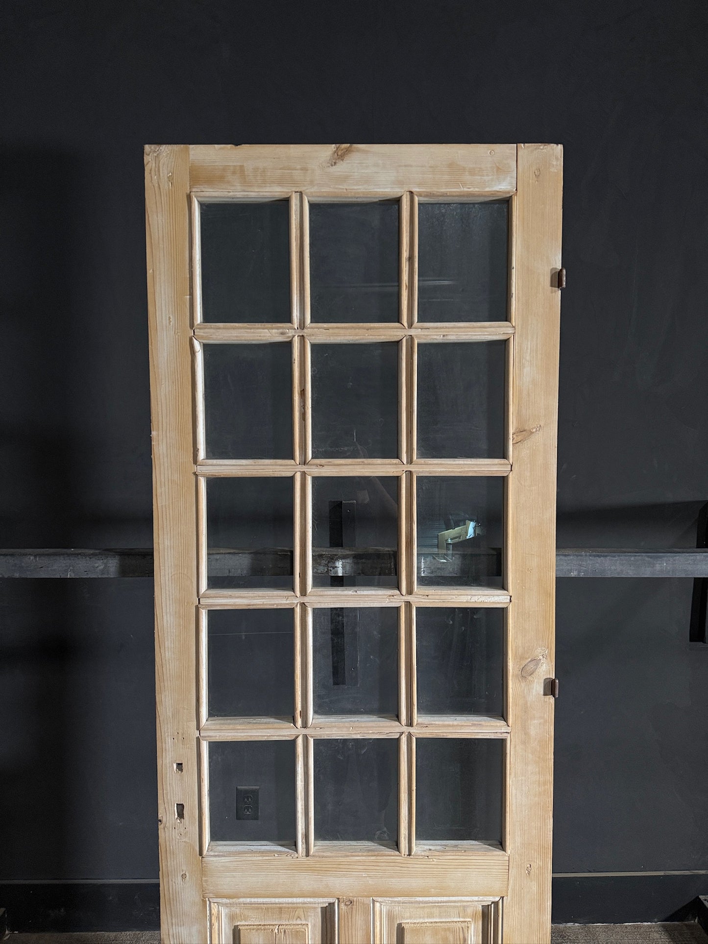 Antique Glass 15 Lite Single Door - 31.5x91.25 - N584
