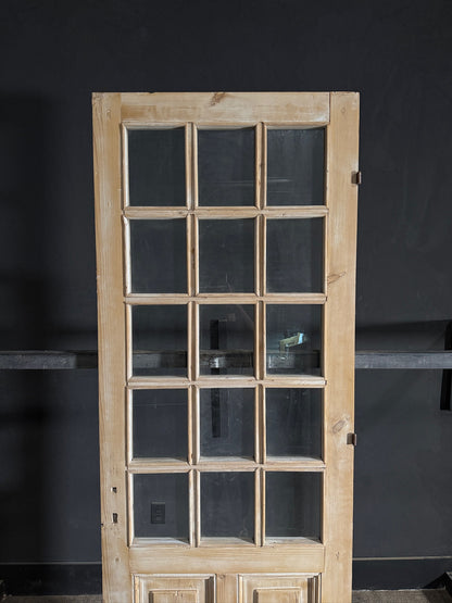 Antique Glass 15 Lite Single Door - 31.5x91.25 - N584