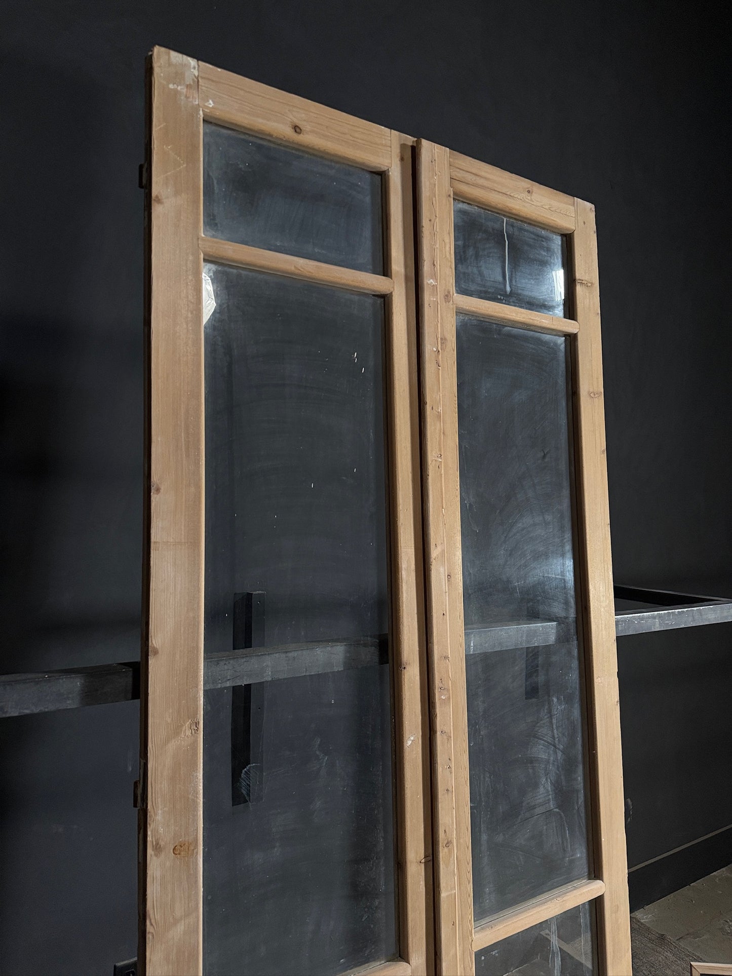 Antique Glass French Doors - 44x100.5 - N486