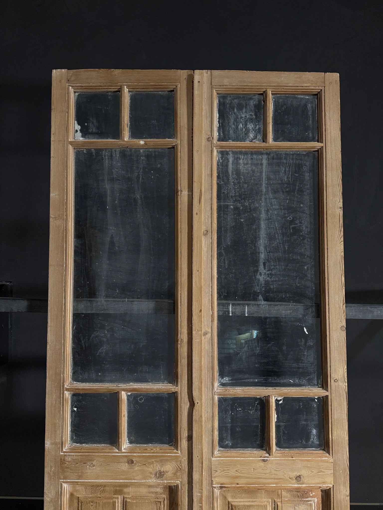 Antique Glass 5 Lite French Doors - 43x94.5 - N546
