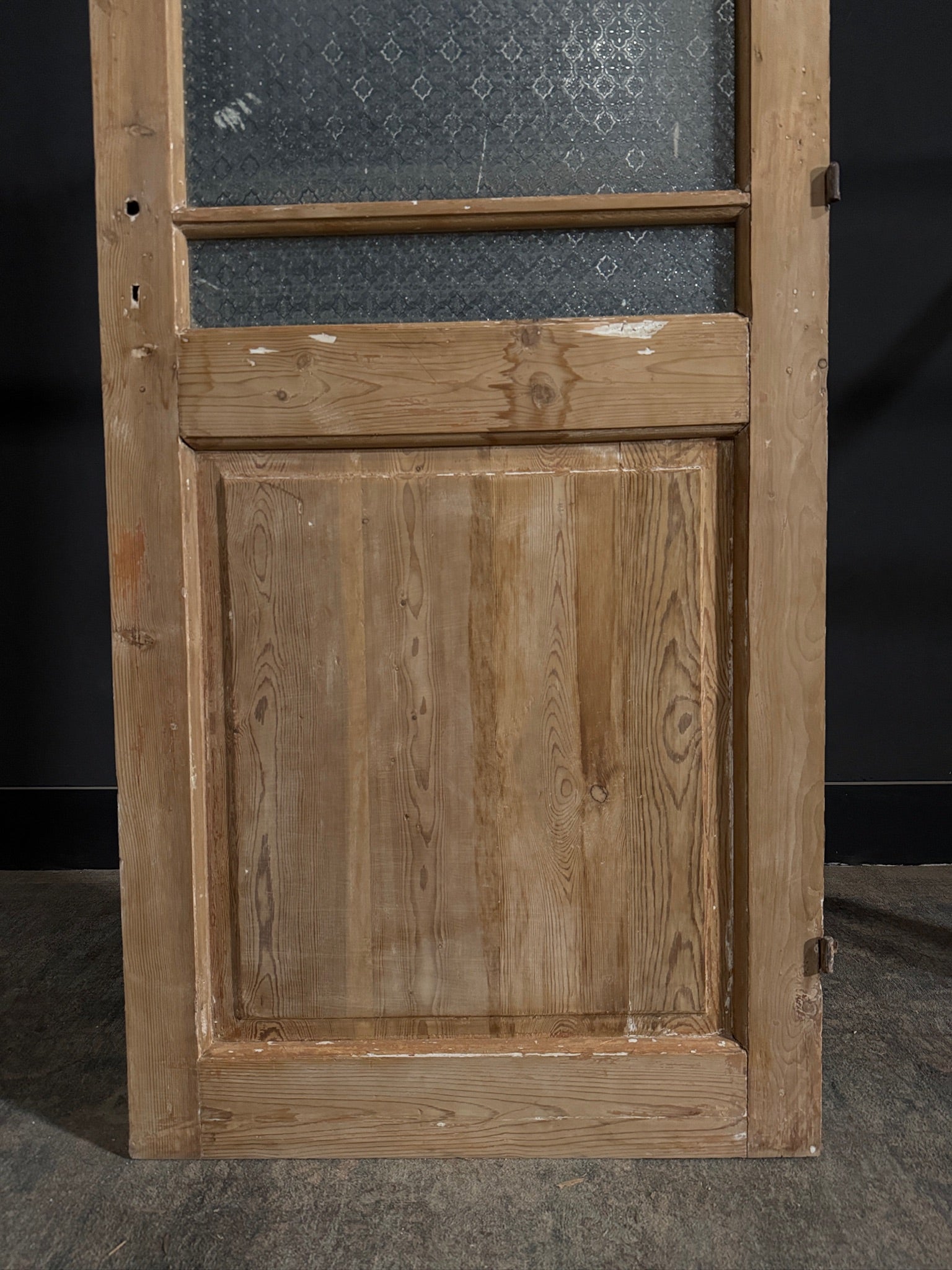Antique Obscured Glass 2 Lite Single Door - 31.75x82.5 - N400
