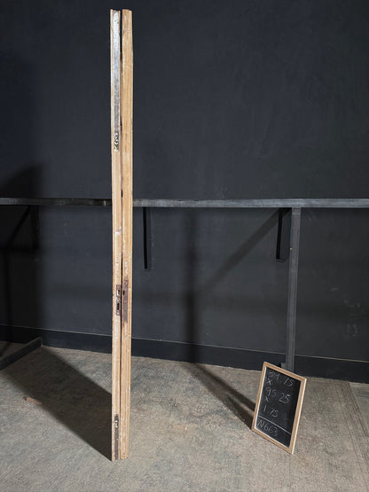 Antique Glass 6 Lite French Doors - 39.75x95.25 - N663