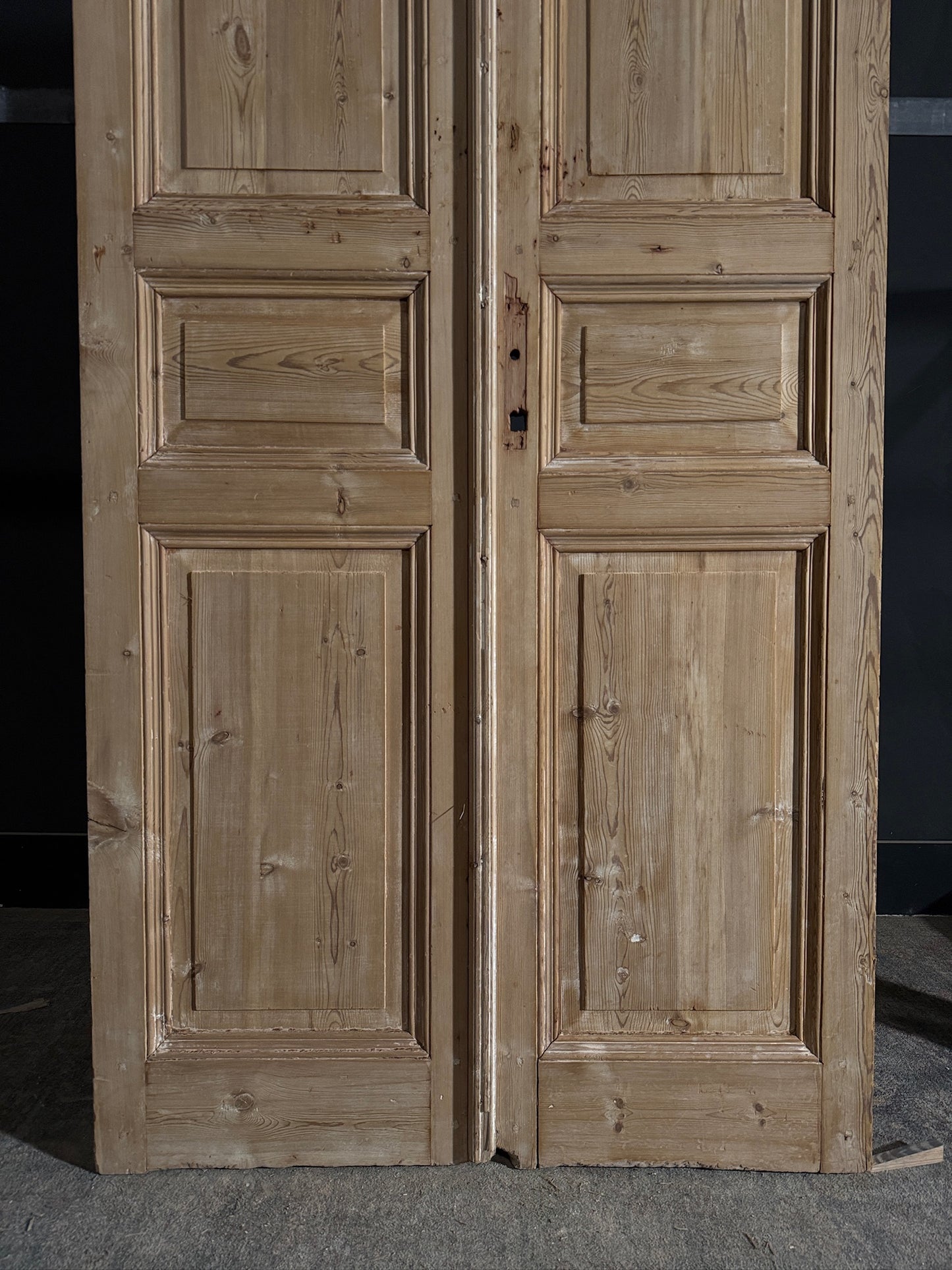 Antique Solid Double Doors - 43x99 - N423