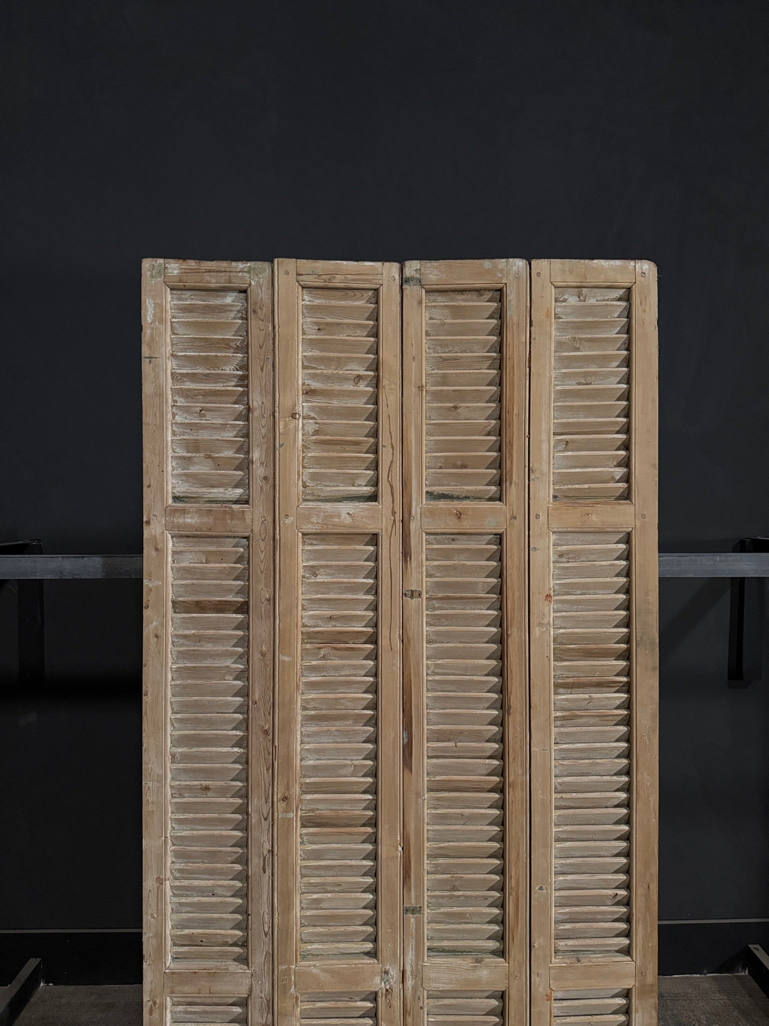 Antique Louvered Bi-Fold Doors - 44x85.25 - N308