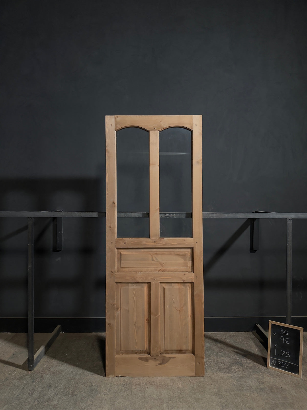Handcrafted Glass 2 Lite Single Door - 36x96 - N727