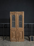Antique Iron French Doors - 46.75x98.25 - N382
