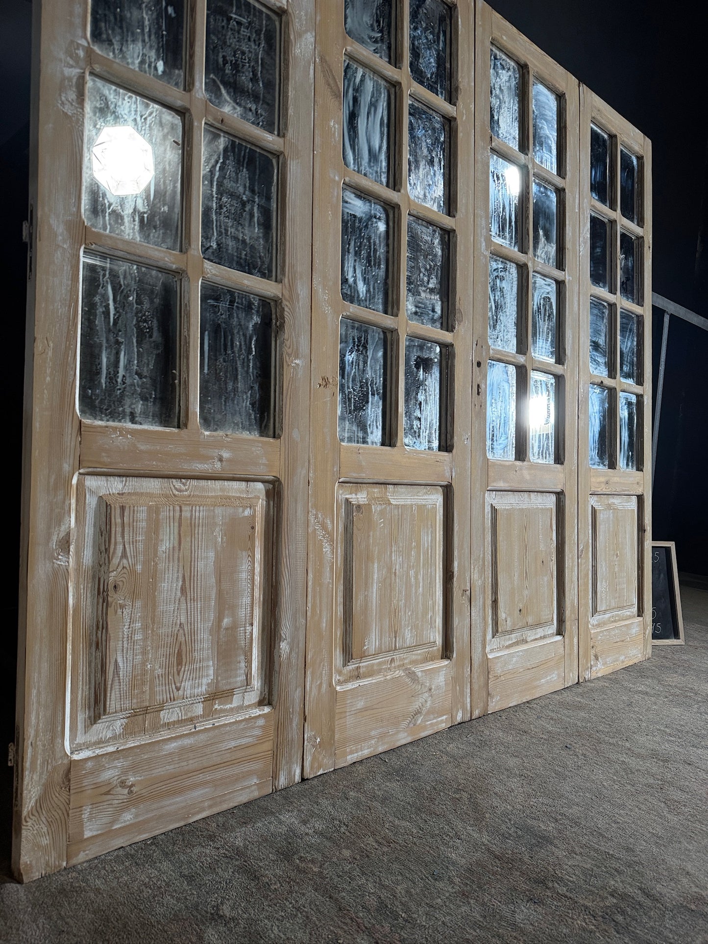 Antique Mirrored 8 Lite Bi-Fold Doors - 83x93.25 - N495