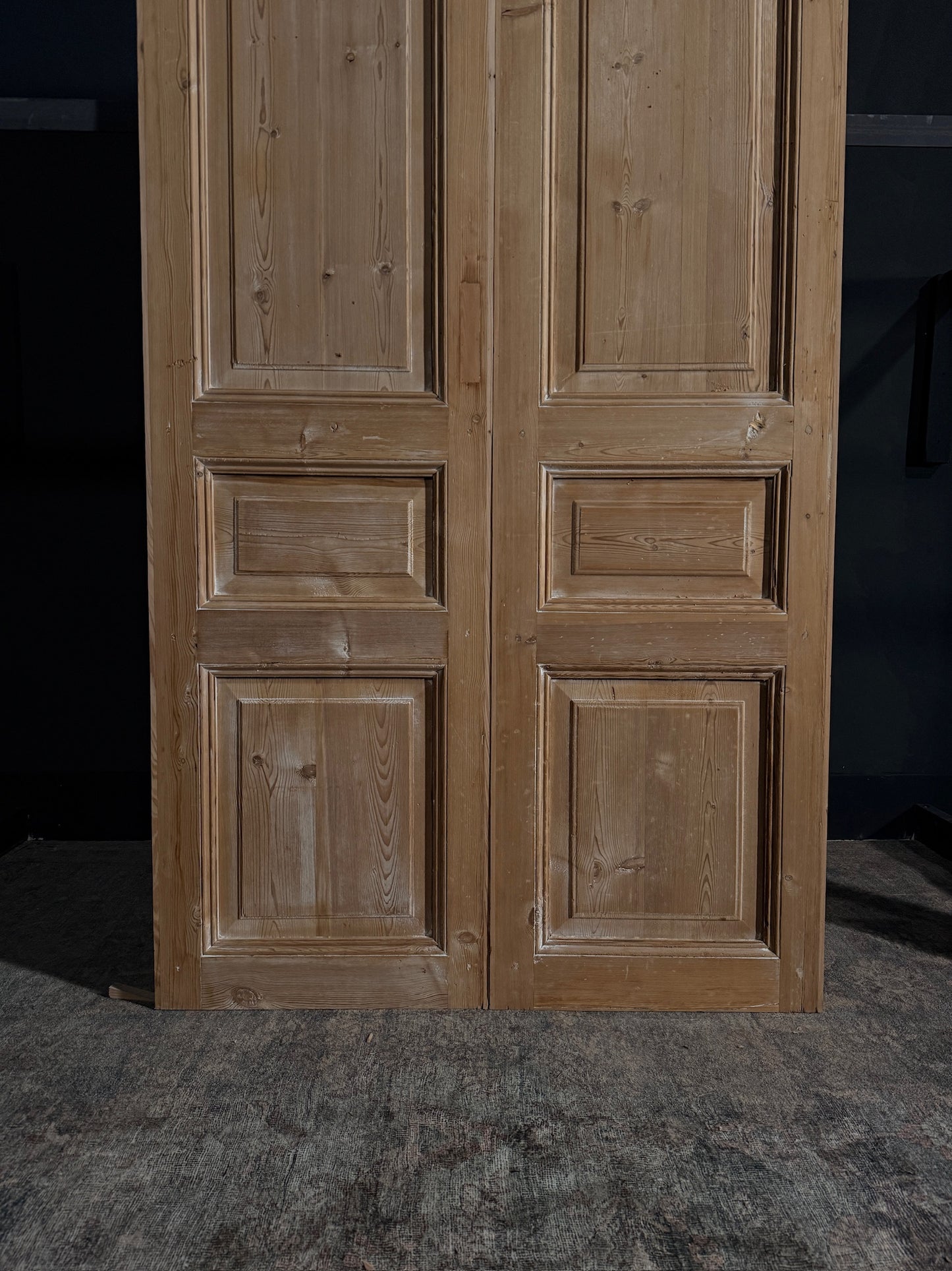 Antique 3 Panel Double Doors - 45x96 - N03