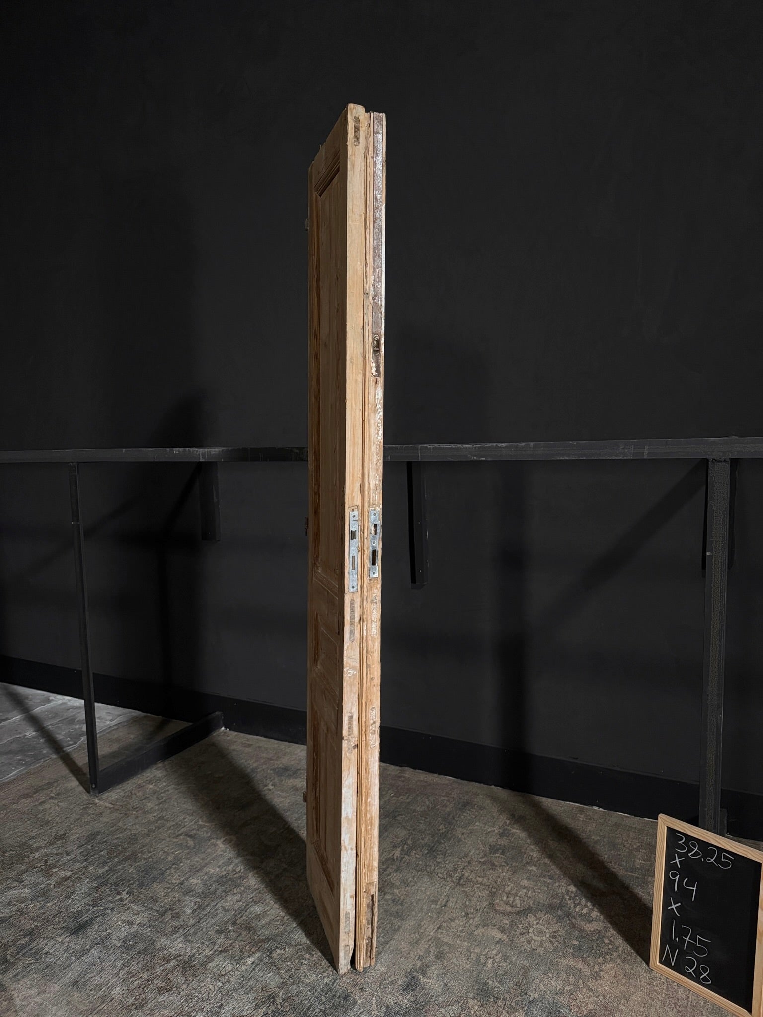 Antique 3 Panel Double Doors - 38.25x94? - N28