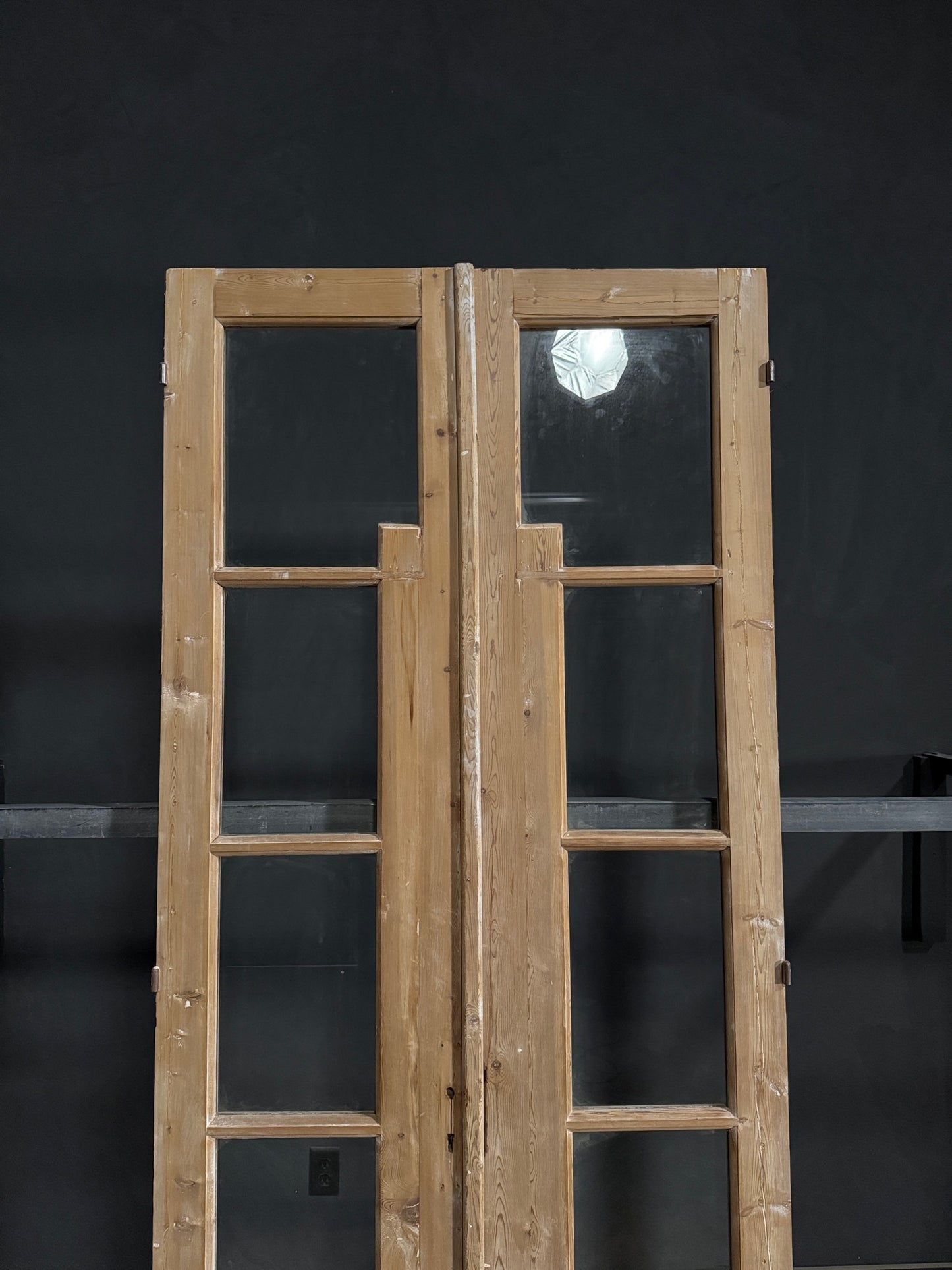 Antique Glass French Doors - 39.5x95.5 - N291