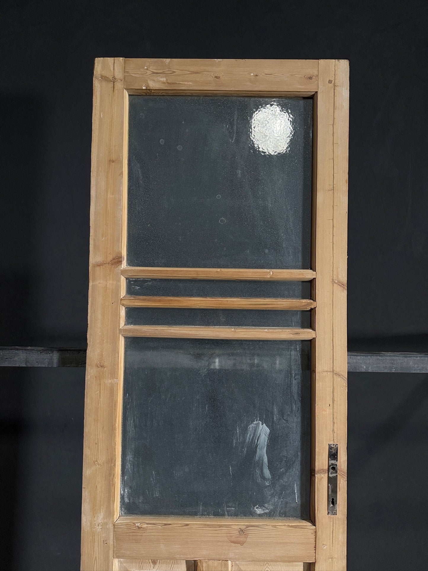Antique Obscured Glass 2 Lite Single Door - 28.5x92.5 - N448