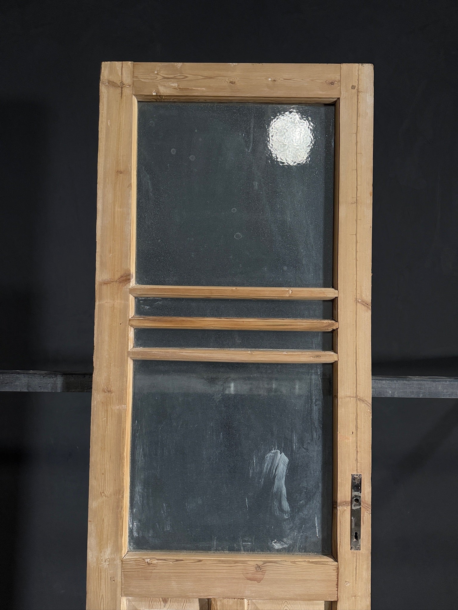 Antique Obscured Glass 2 Lite Single Door - 28.5x92.5 - N448