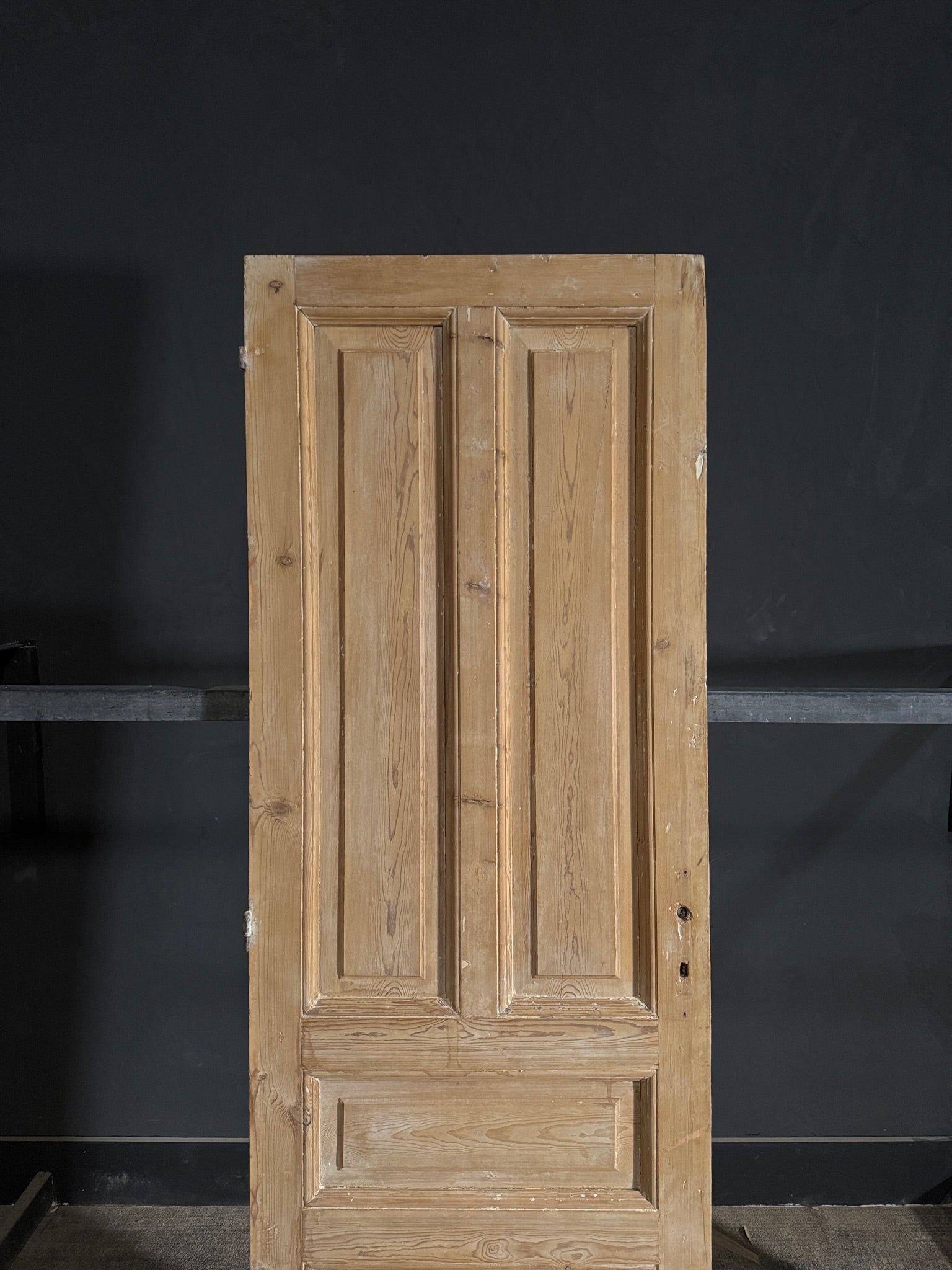 Antique 4 Panel Solid Single Door - 28.25x86.5 - N500