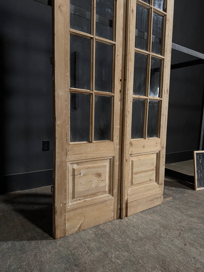 Antique Glass 8 Lite French Doors - 43x84.75 - N372