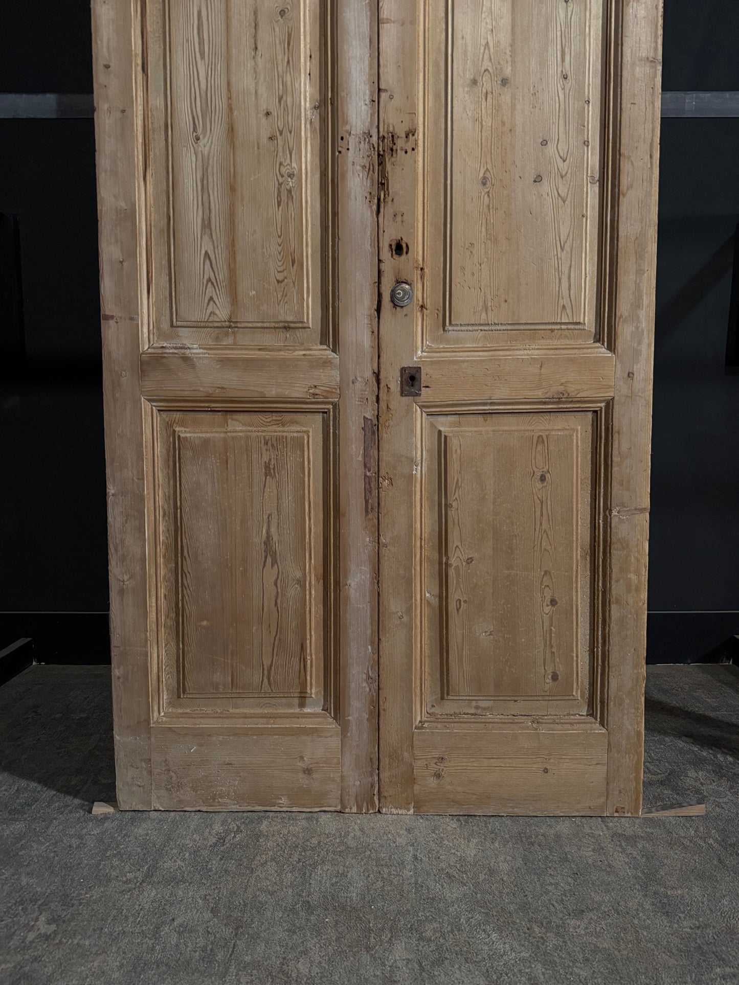 Antique Solid Double Doors - 45.5x106 - N351