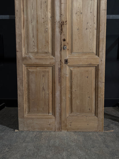 Antique Solid Double Doors - 45.5x106 - N351