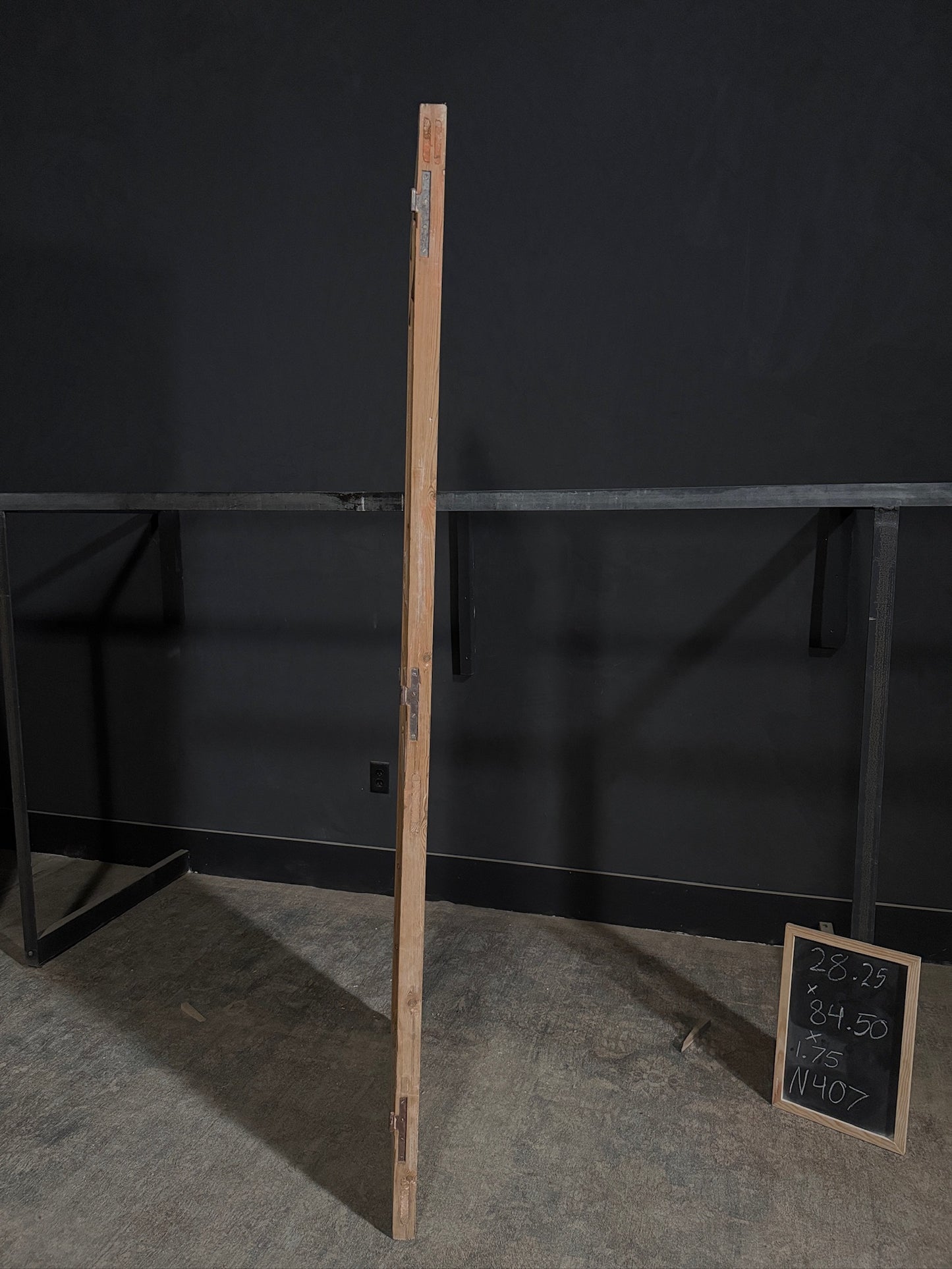 Antique Obscured Glass 6 Lite Single Door - 28.25x84.5 - N407