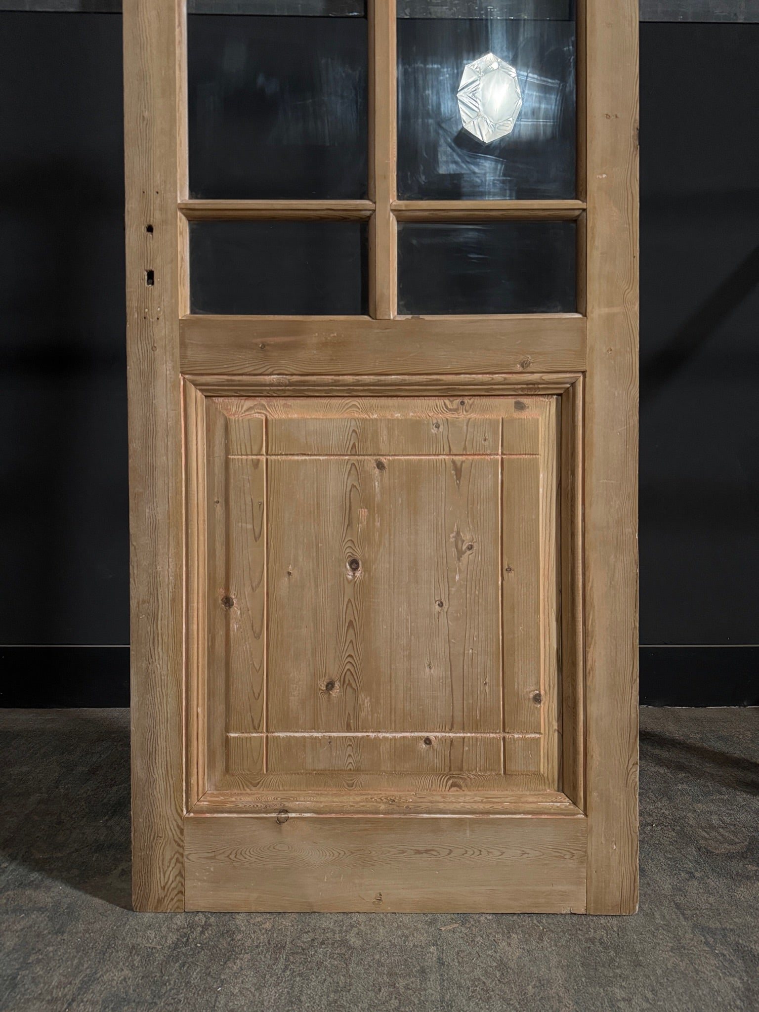 Antique Glass 6 Lite Single Door - 32.25x85.5 - N399