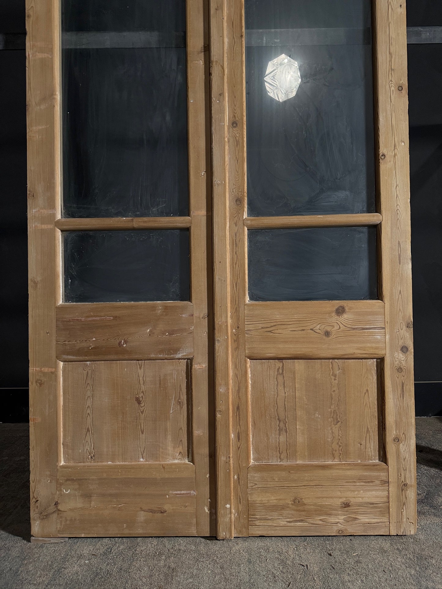 Antique Glass French Doors - 44x100.5 - N485