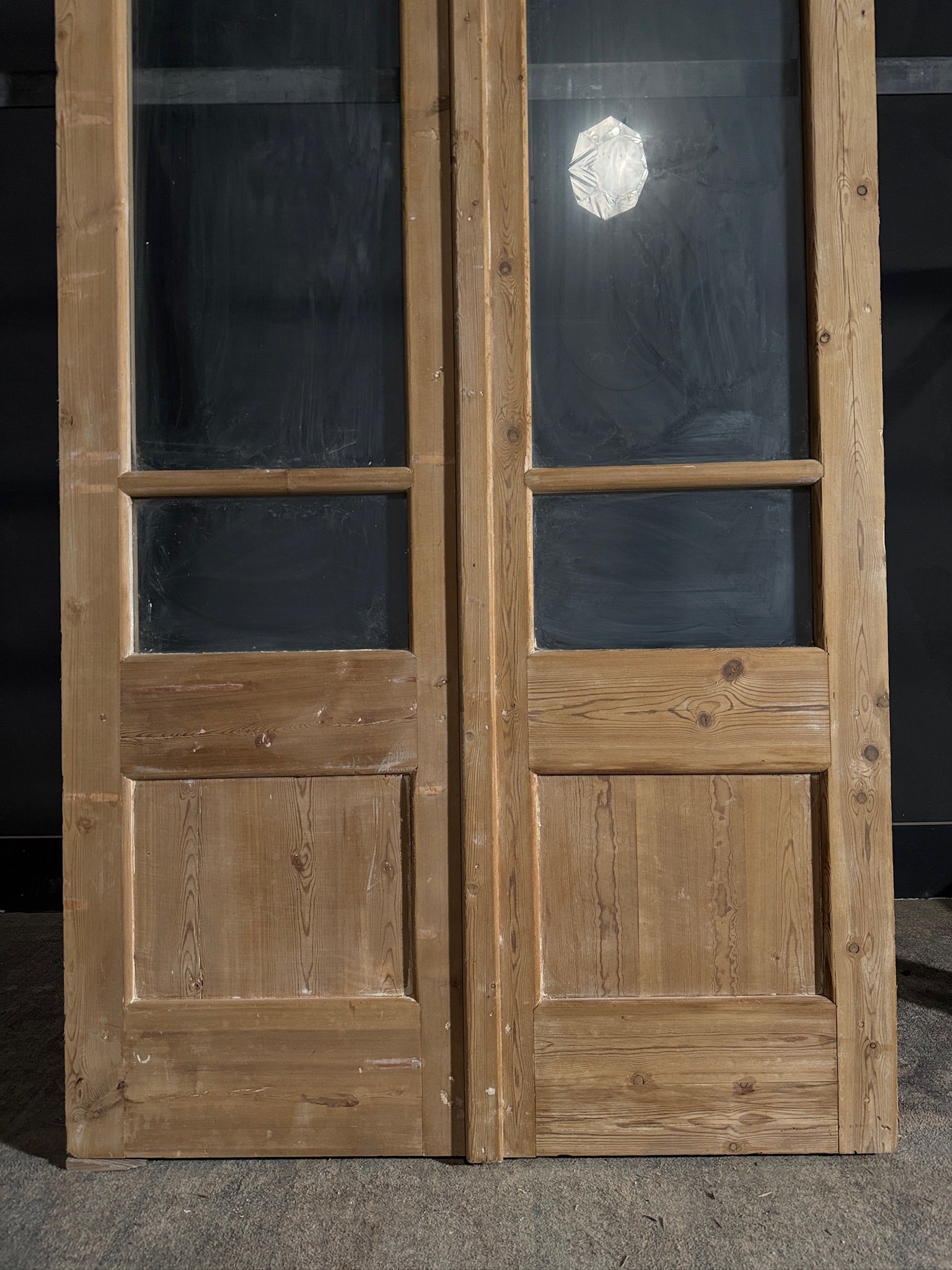 Antique Glass French Doors - 44x100.5 - N485