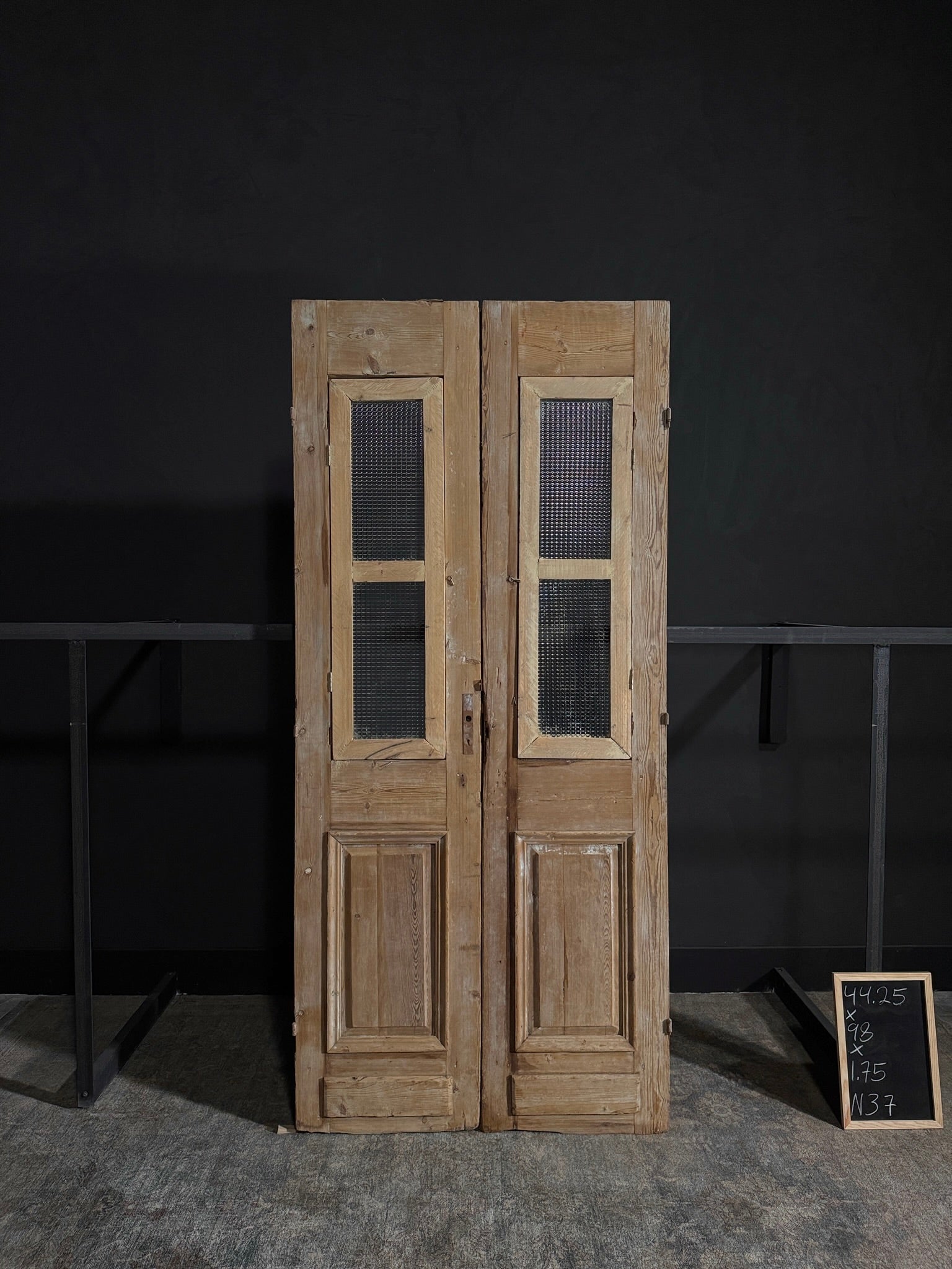 Antique Iron Single Door - 44.25x98 - N37