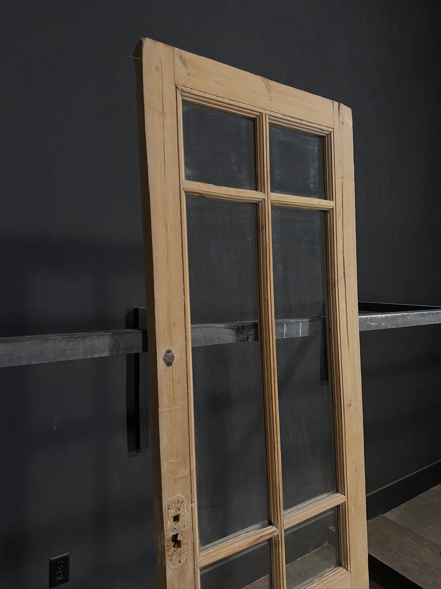 Antique Glass 6 Lite Single Door - 27x85.5 - N406